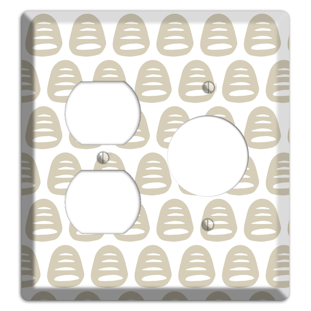 Simple Scandanavian Style II Duplex / Receptacle Wallplate