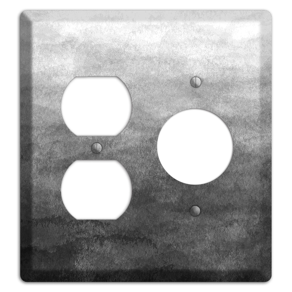 Black Ombre Duplex / Receptacle Wallplate