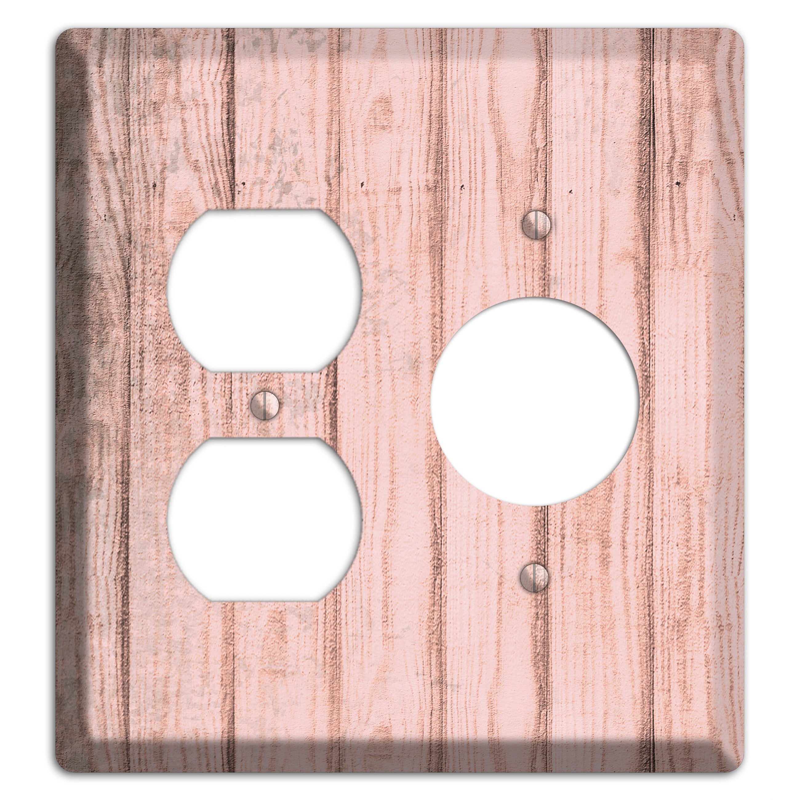 Beauty Bush Weathered Wood Duplex / Receptacle Wallplate