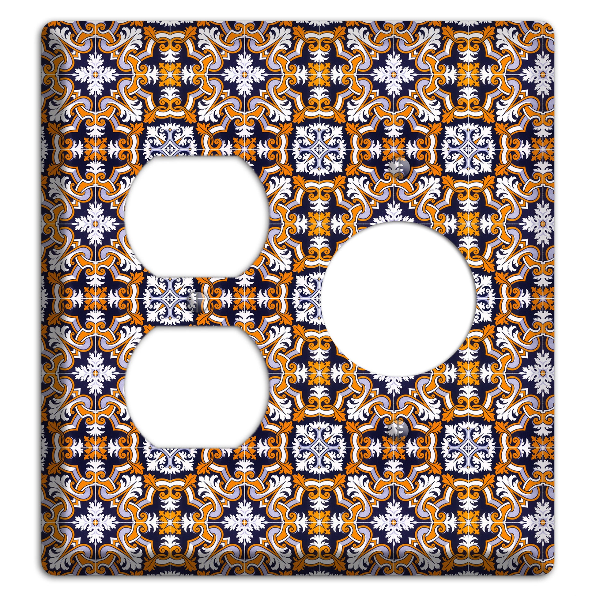 Tavira Tiles 6 Duplex / Receptacle Wallplate