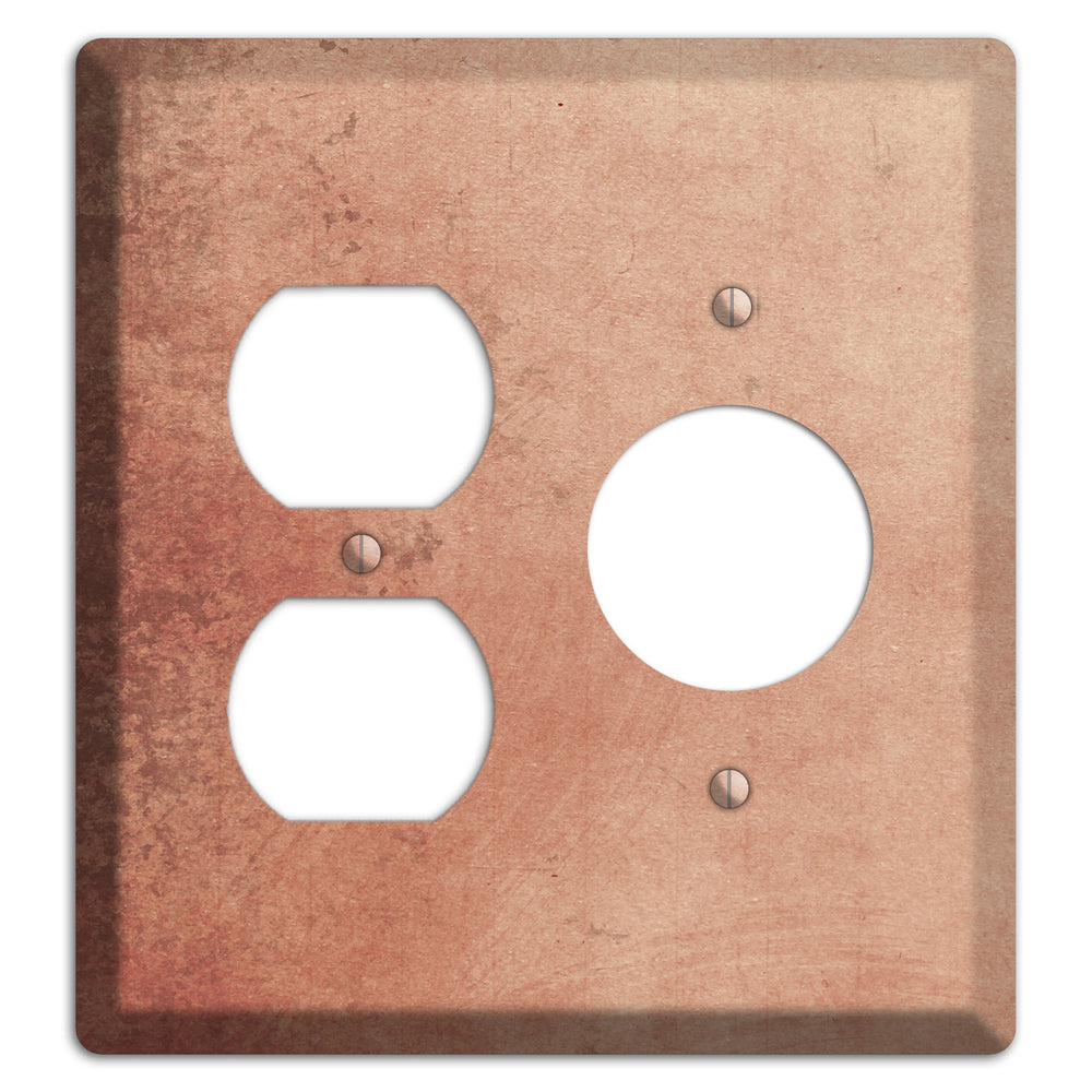 Tan Vintage Grunge Duplex / Receptacle Wallplate