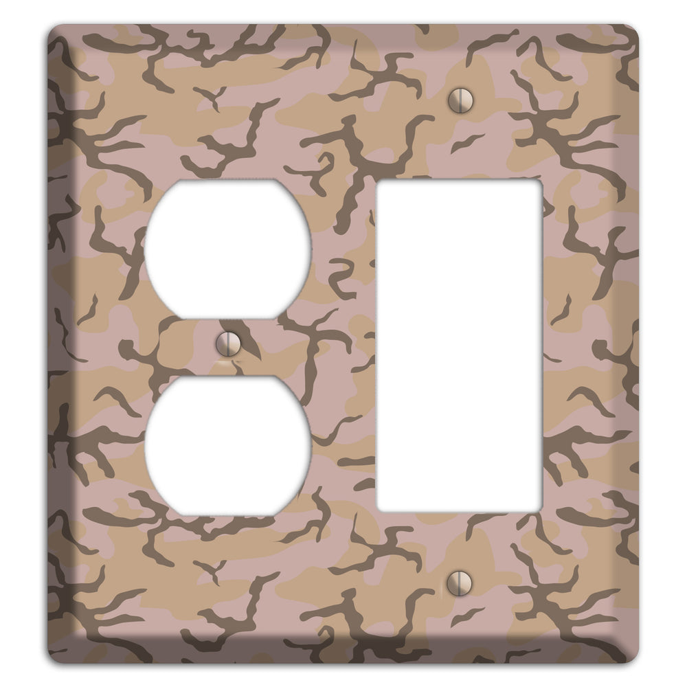 Woodland Camo Duplex / Rocker Wallplate