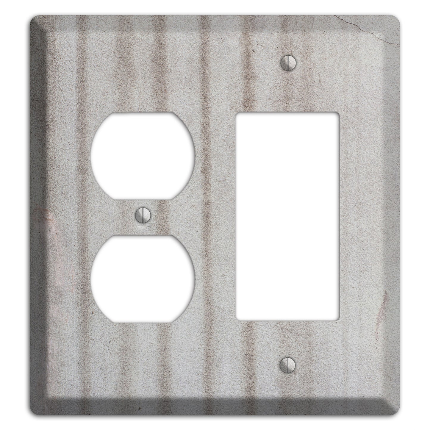 Old Concrete 2 Duplex / Rocker Wallplate – Wallplates.com