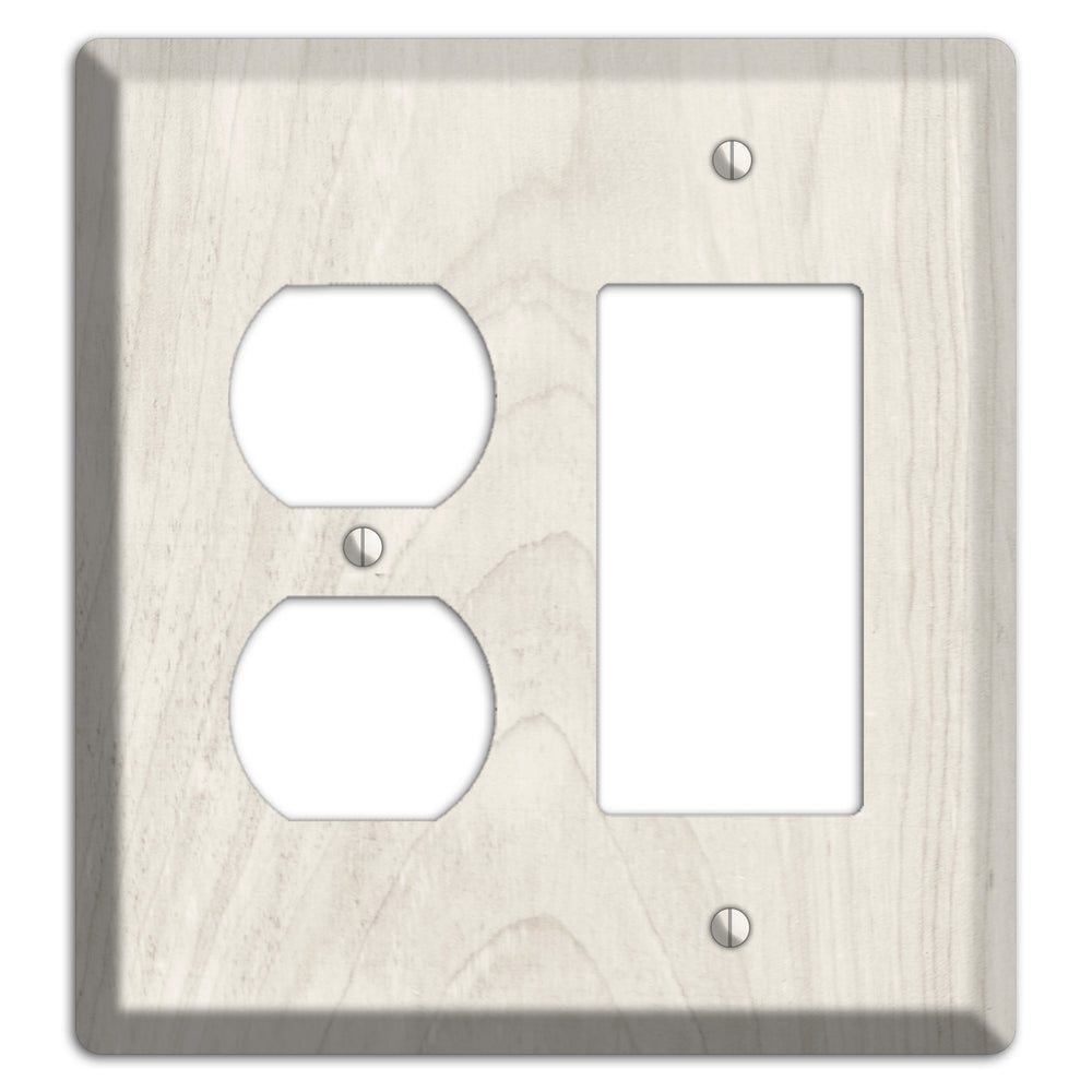 Pearl Bush Antique Duplex / Rocker Wallplate