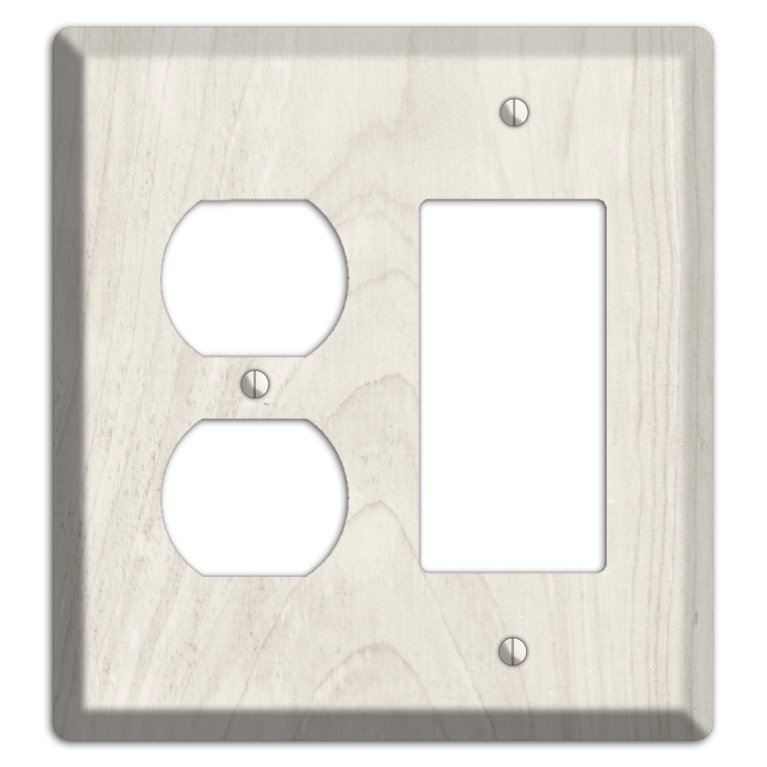Pearl Bush Antique Duplex / Rocker Wallplate