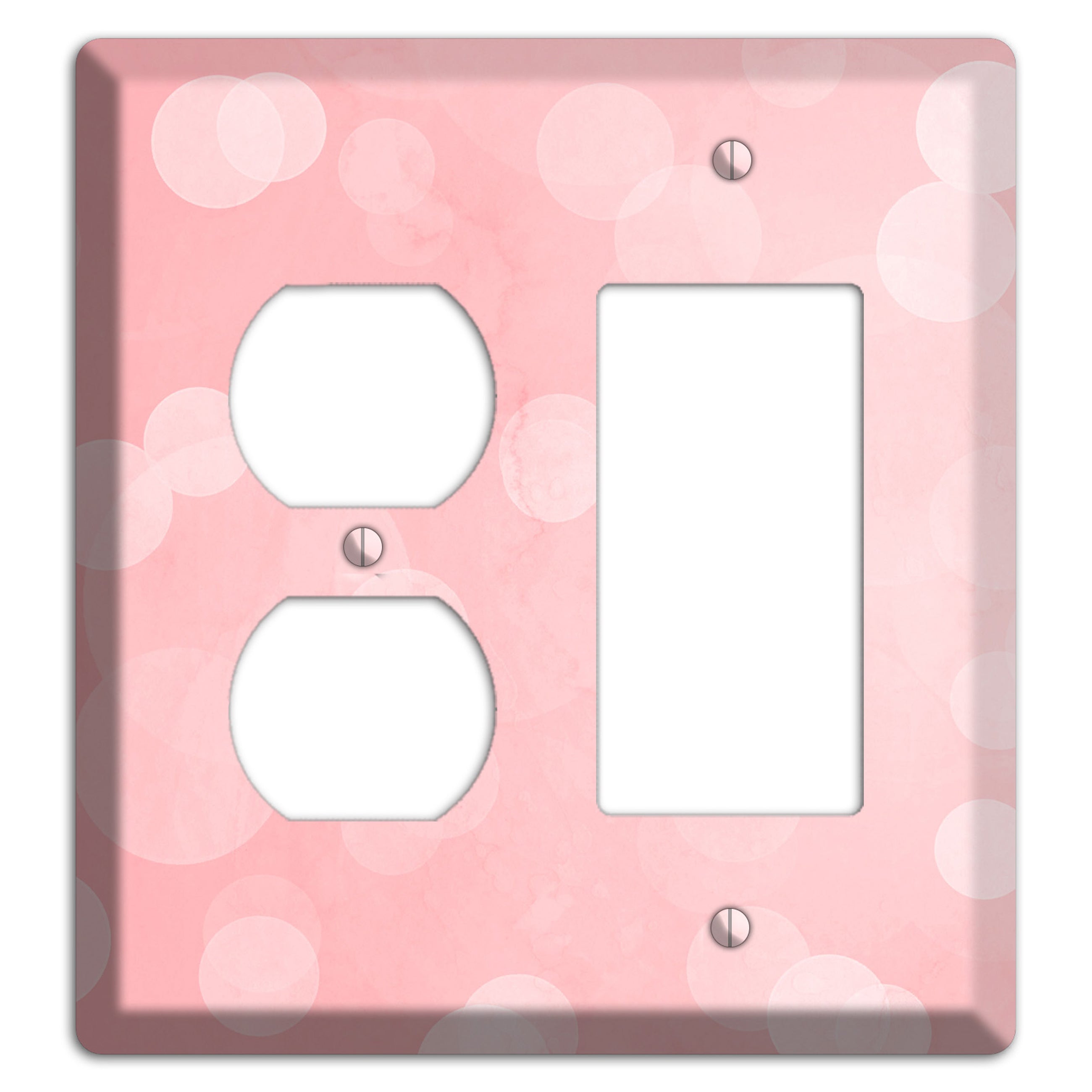Supernova Soft Coral Duplex / Rocker Wallplate