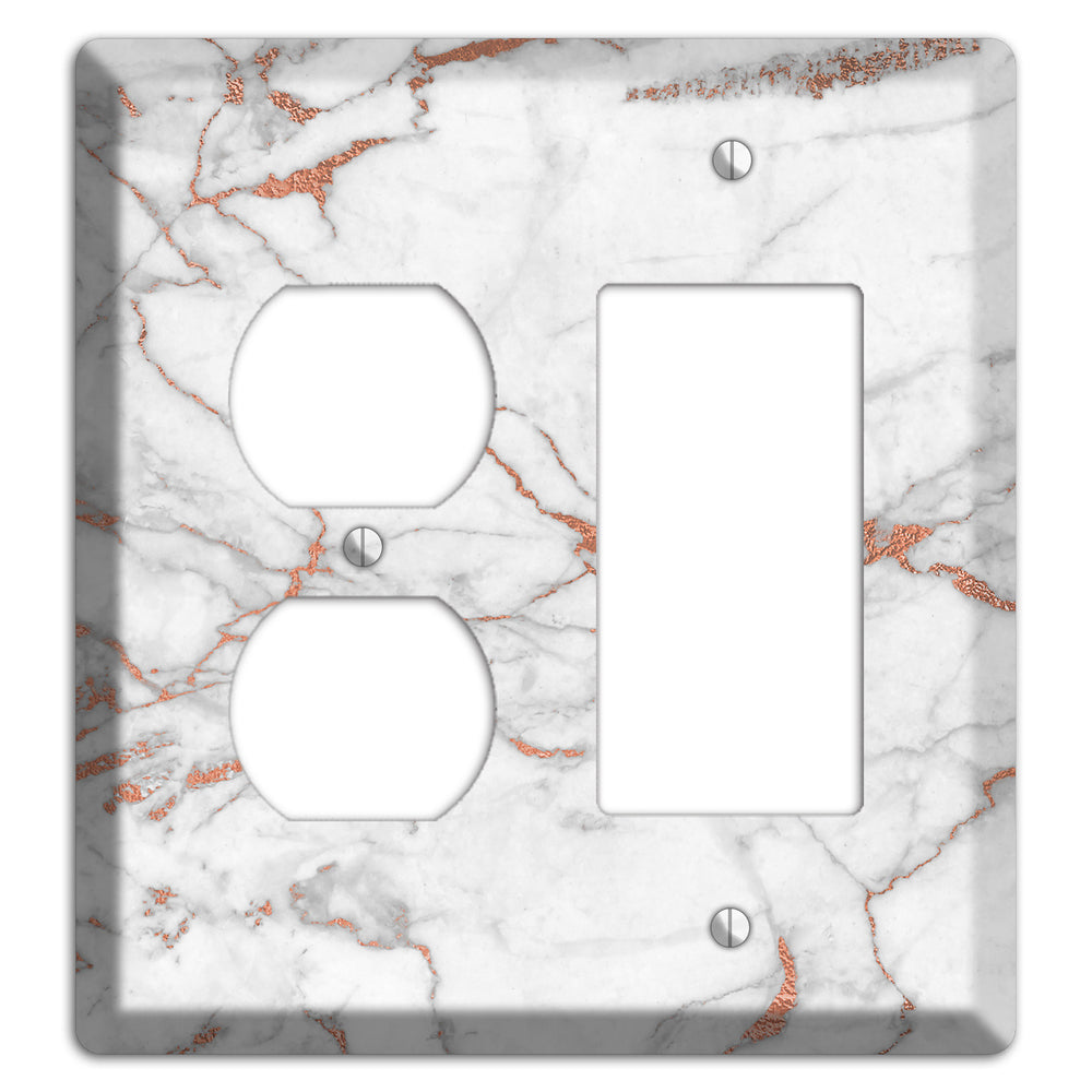 Copperfield Copper Duplex / Rocker Wallplate