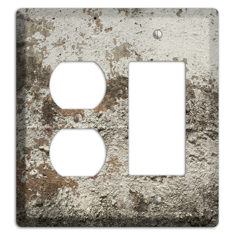 Old Concrete 12 Duplex / Rocker Wallplate