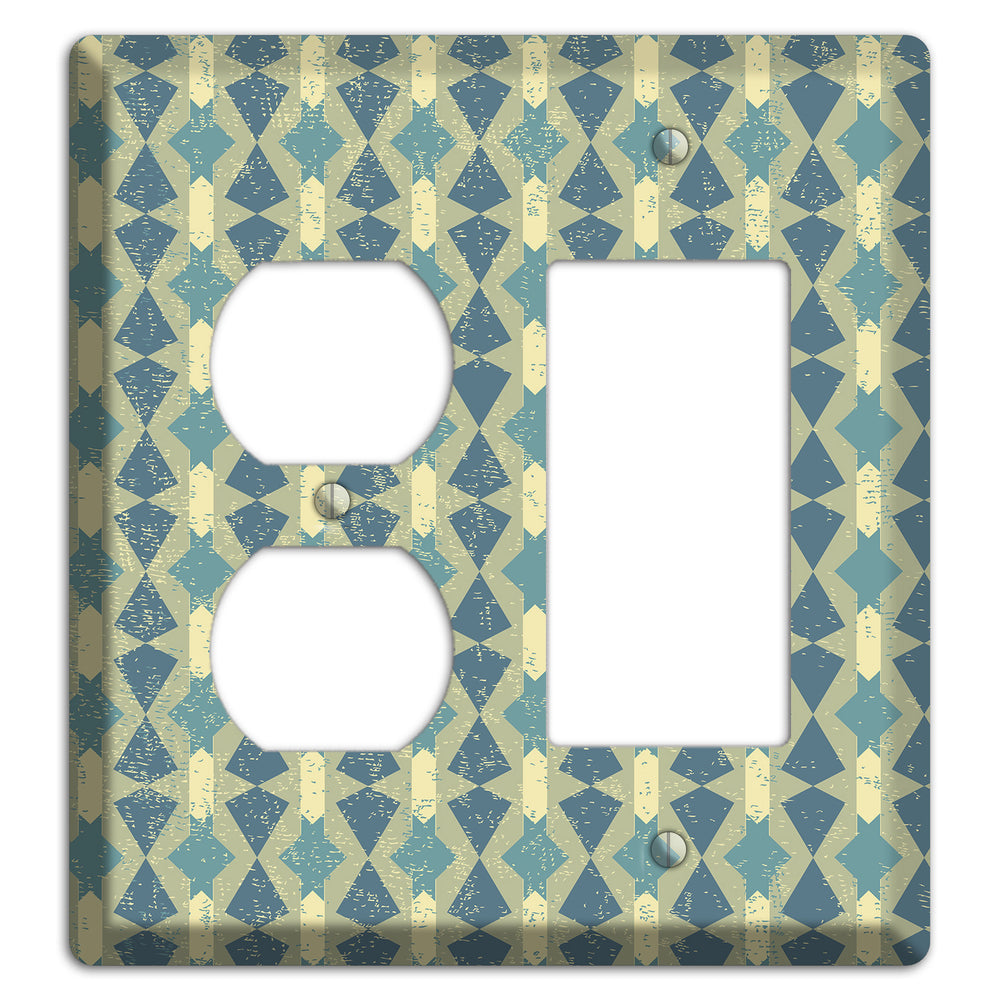 Turkish Mosaic Duplex / Rocker Wallplate