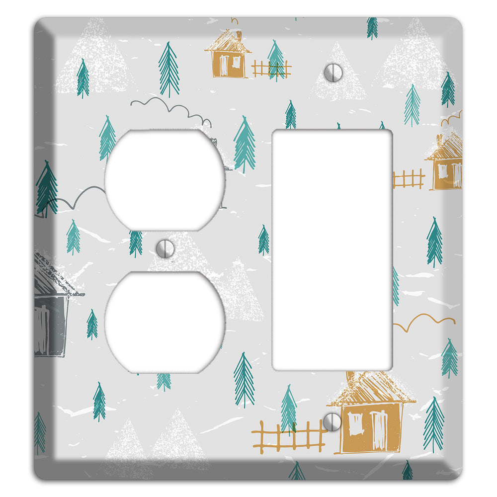 Wildlife Neighborhoods 2 Duplex / Rocker Wallplate