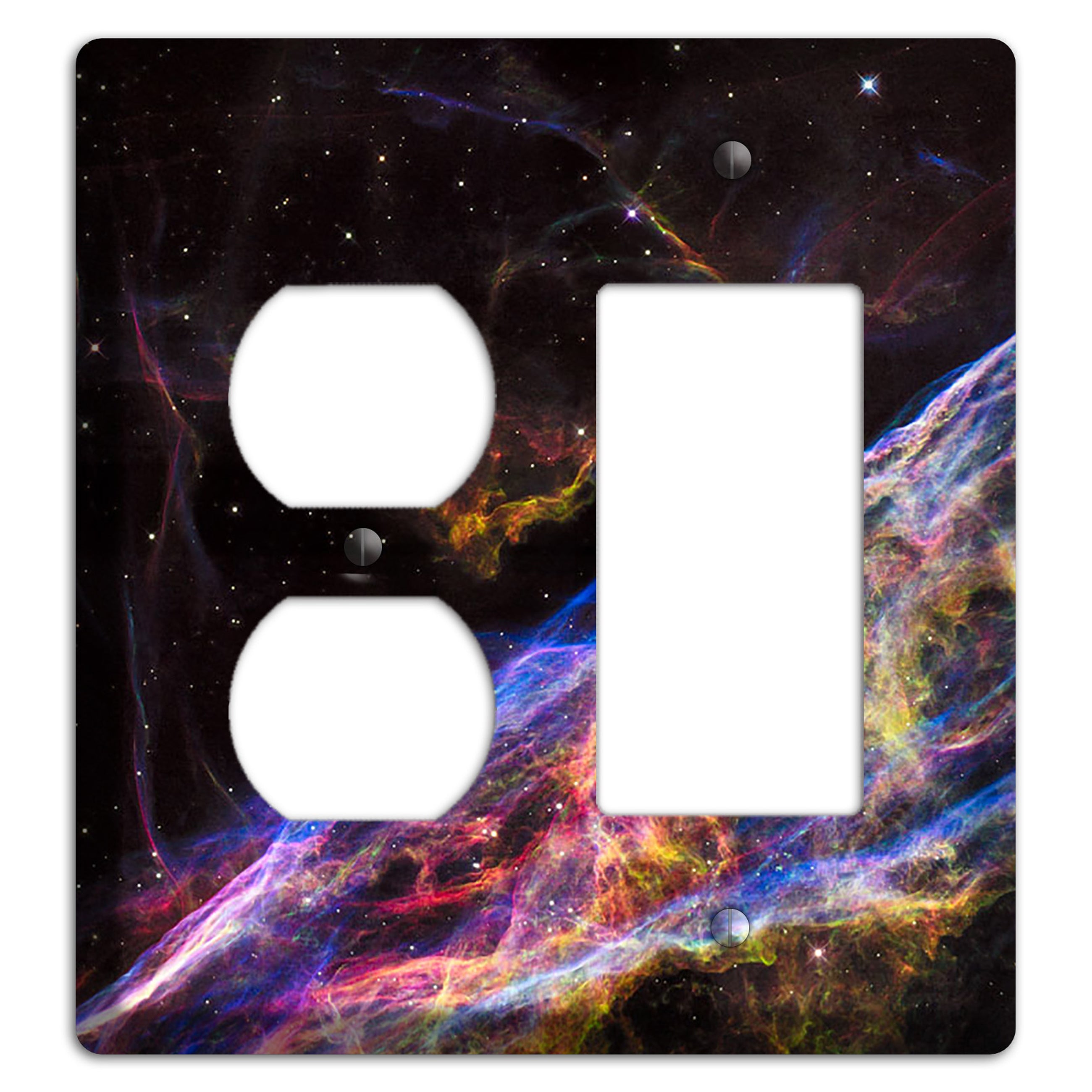 Veil Nebula Duplex / Rocker Wallplate