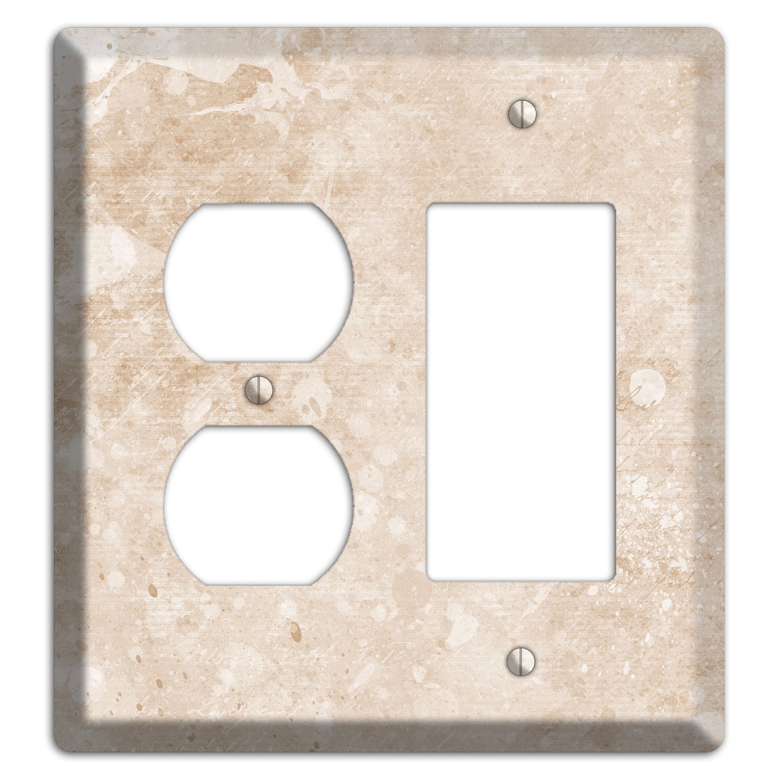 Logan Whimsical Damask Duplex / Rocker Wallplate