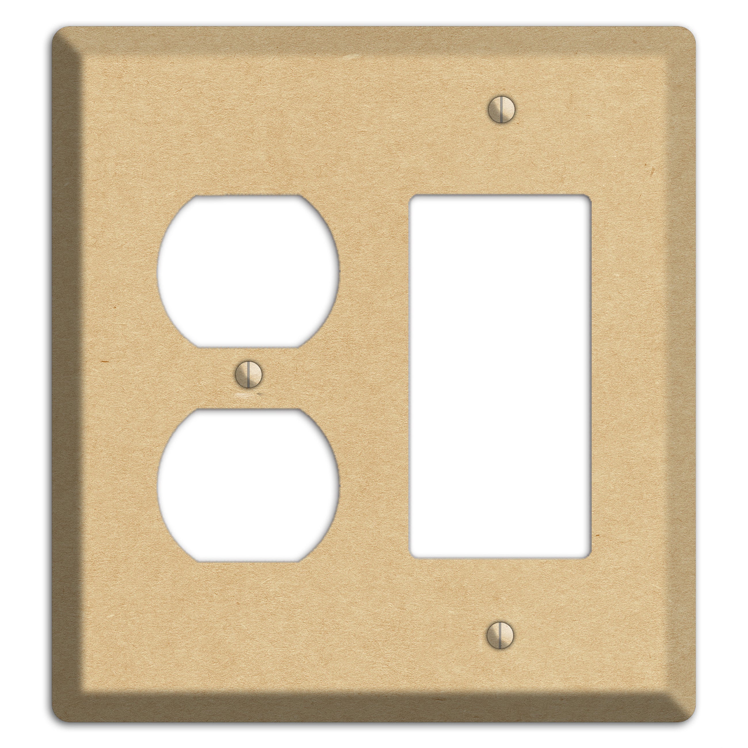 Calico Kraft Duplex / Rocker Wallplate