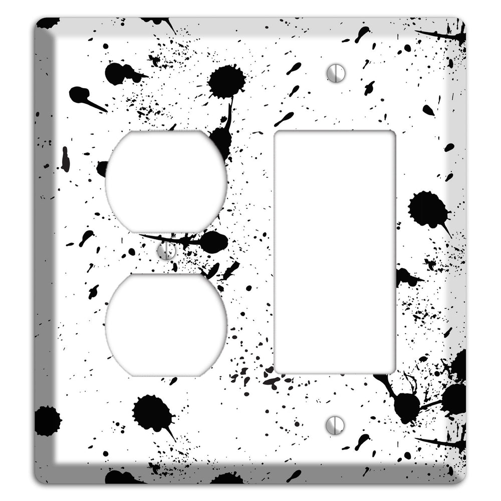 Ink Splash 3 Duplex / Rocker Wallplate