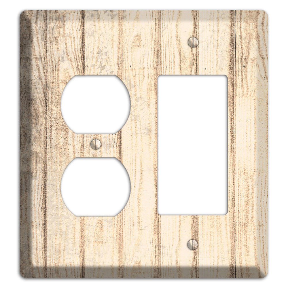 Sidecar Weathered Wood Duplex / Rocker Wallplate