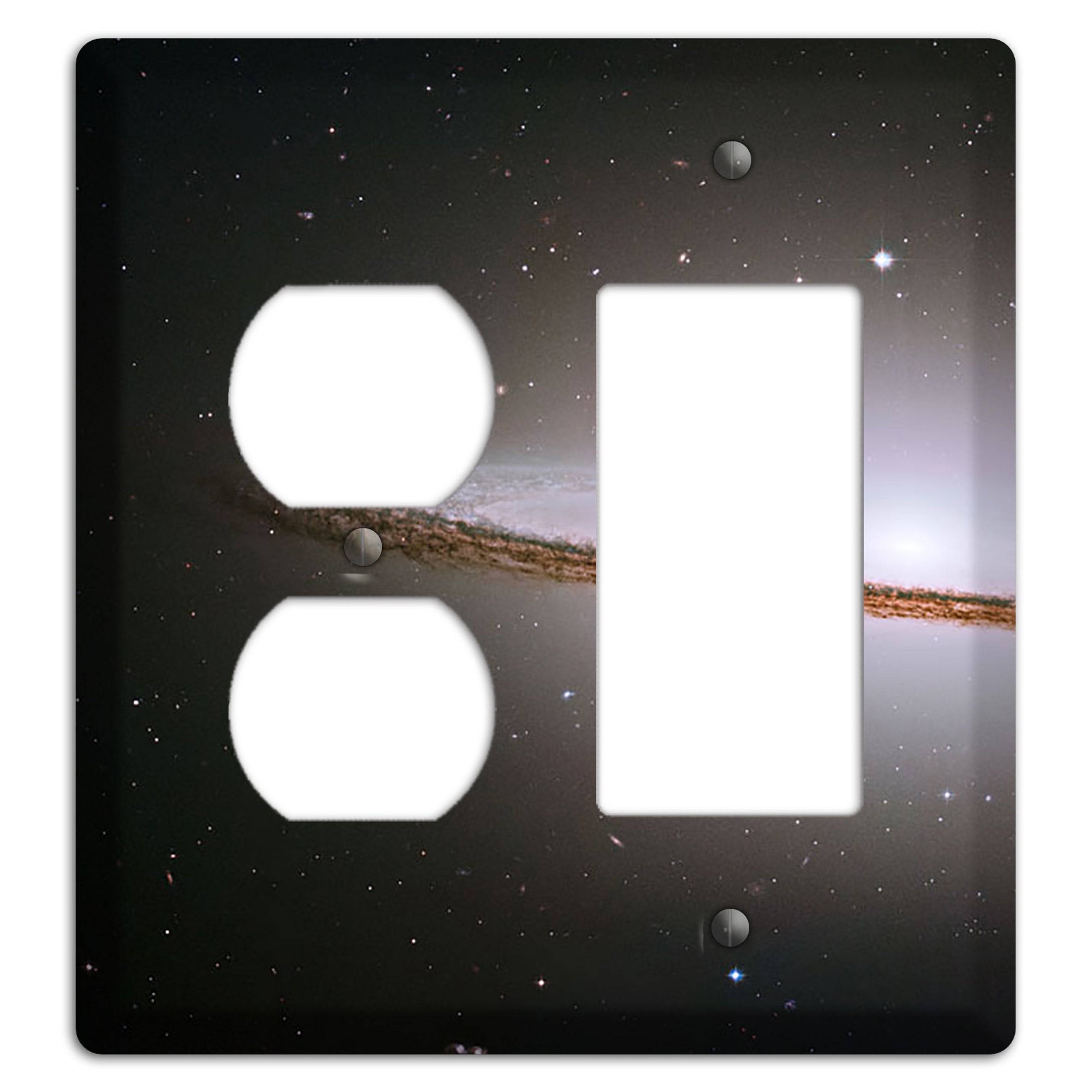 Sombrero Galaxy Duplex / Rocker Wallplate
