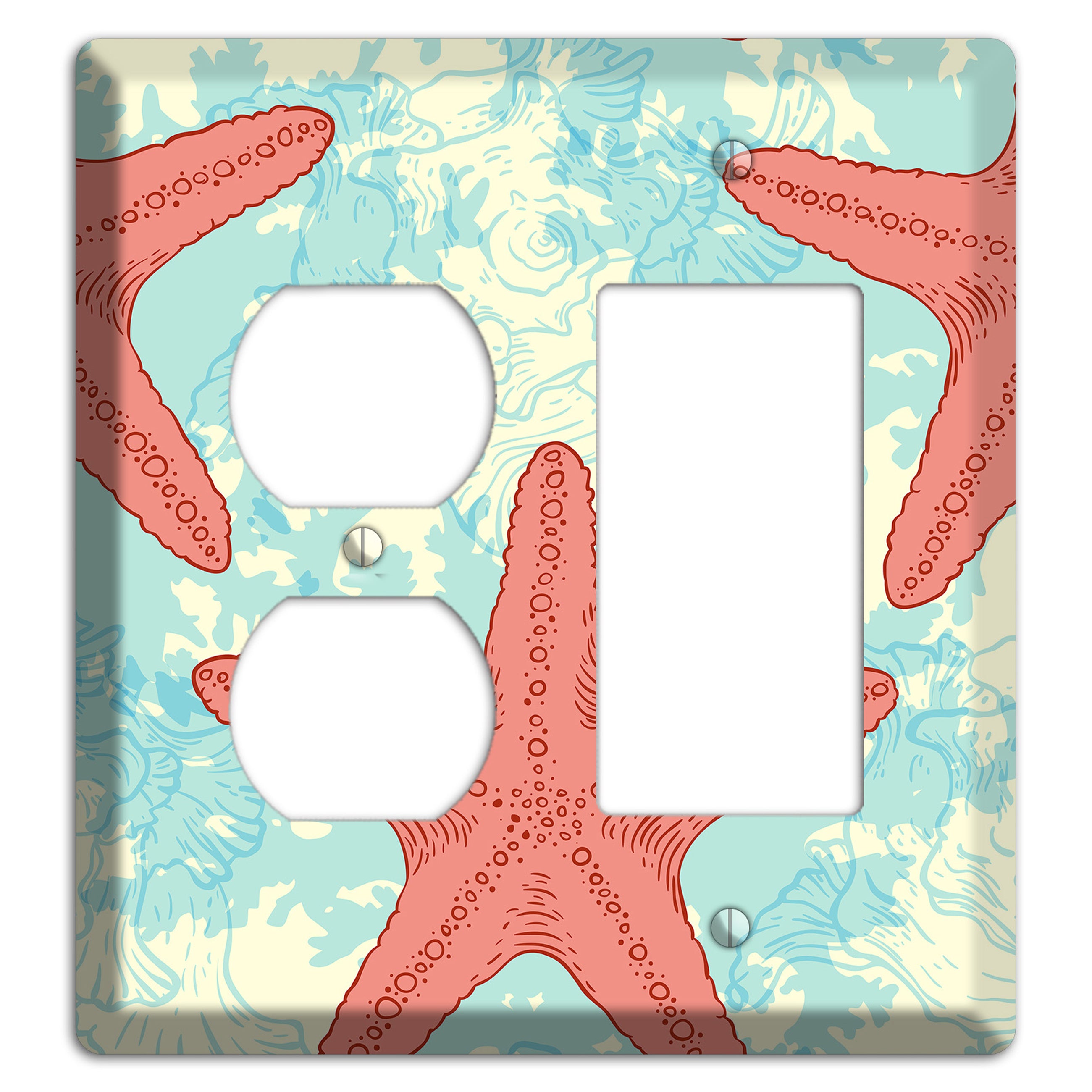 Shells 6 Duplex / Rocker Wallplate