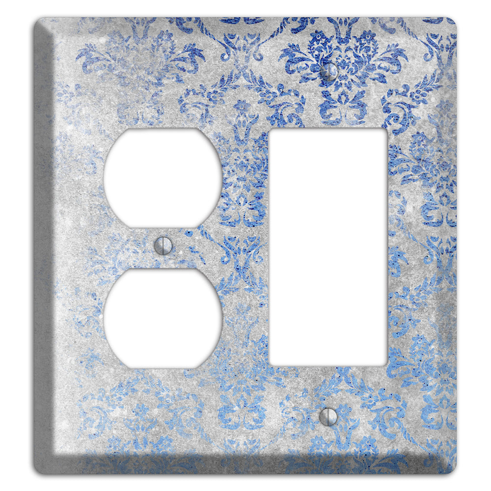Loblolly Whimsical Damask Duplex / Rocker Wallplate