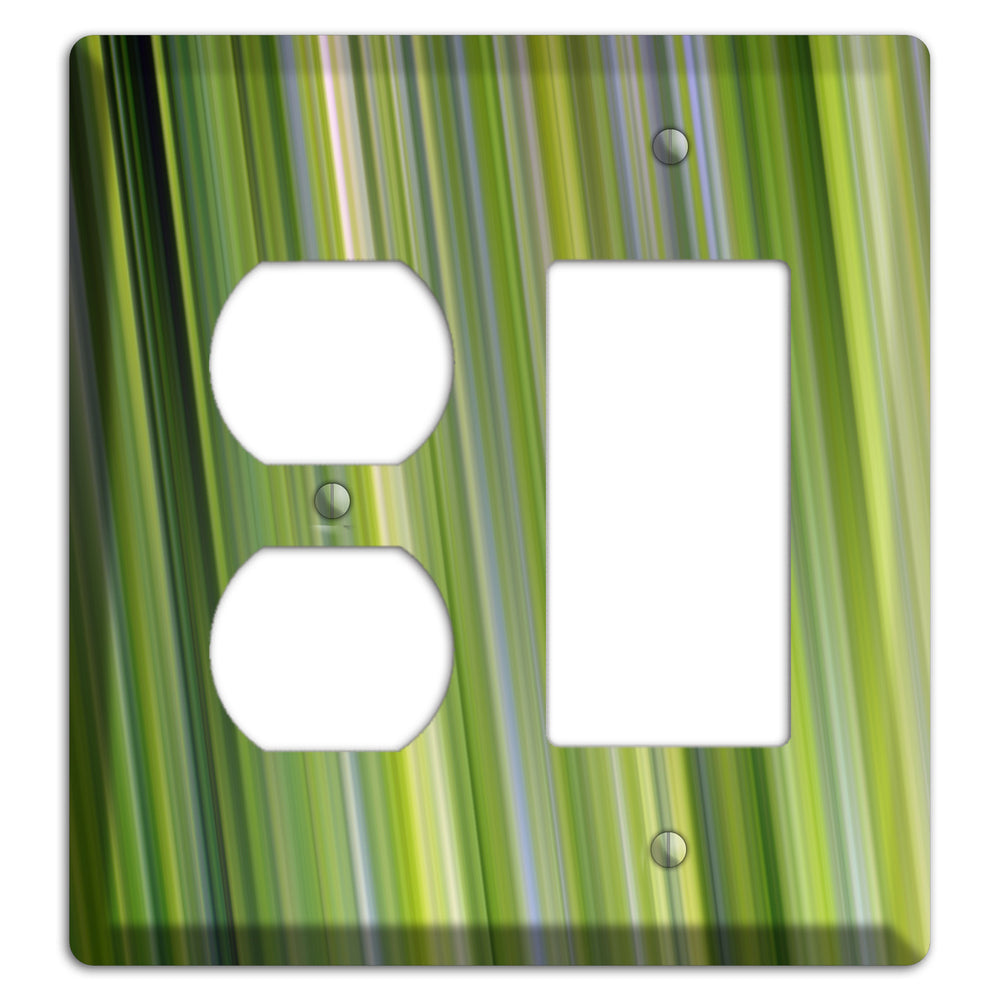 Green Ray of Light Duplex / Rocker Wallplate