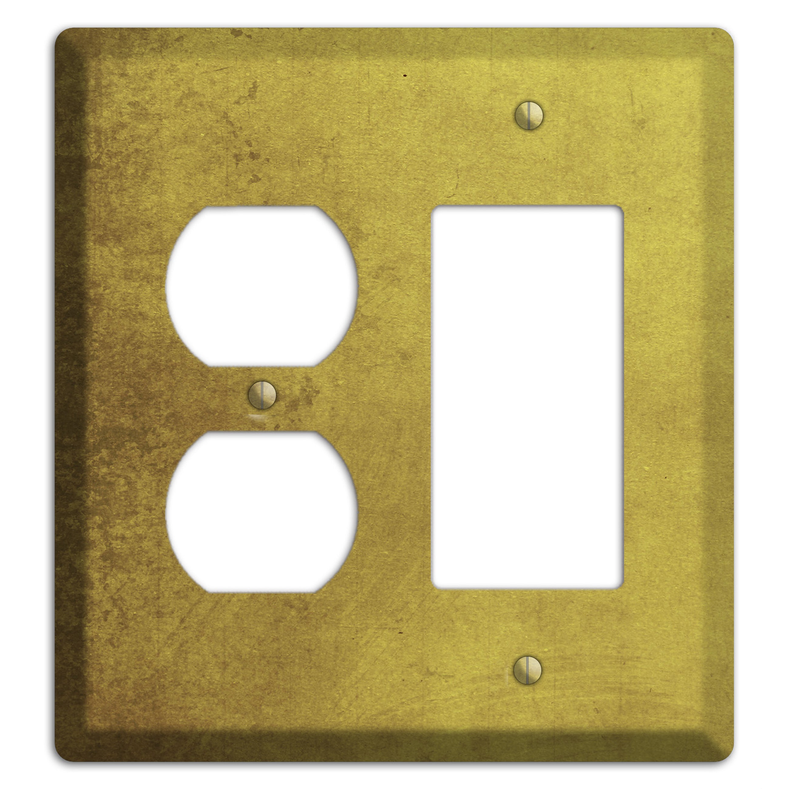Husk Vintage Grunge Duplex / Rocker Wallplate