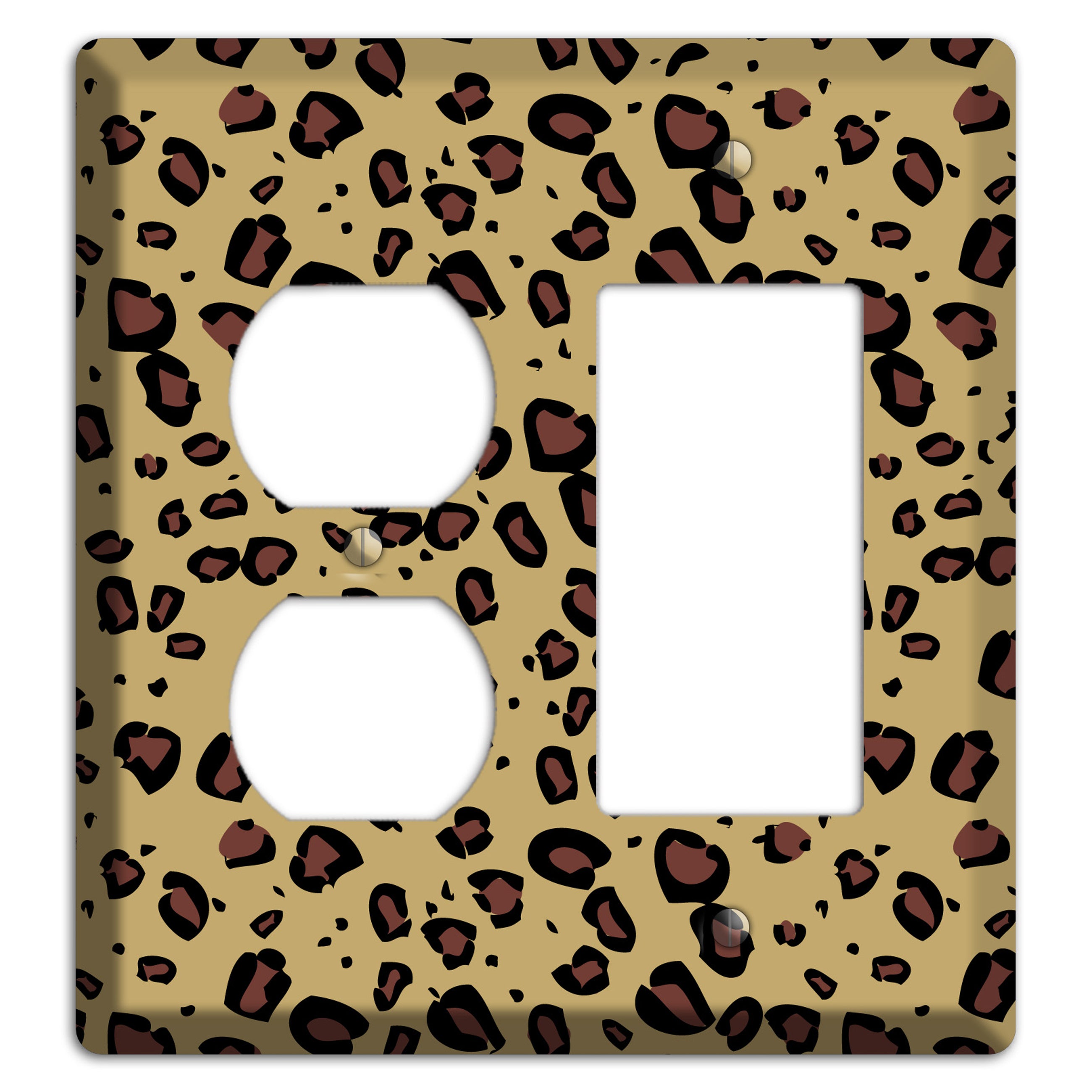 Leopard Duplex / Rocker Wallplate