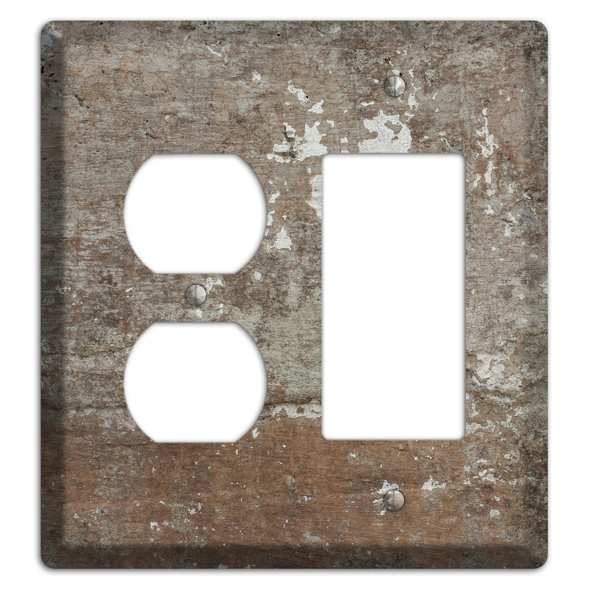 Old Concrete 11 Duplex / Rocker Wallplate