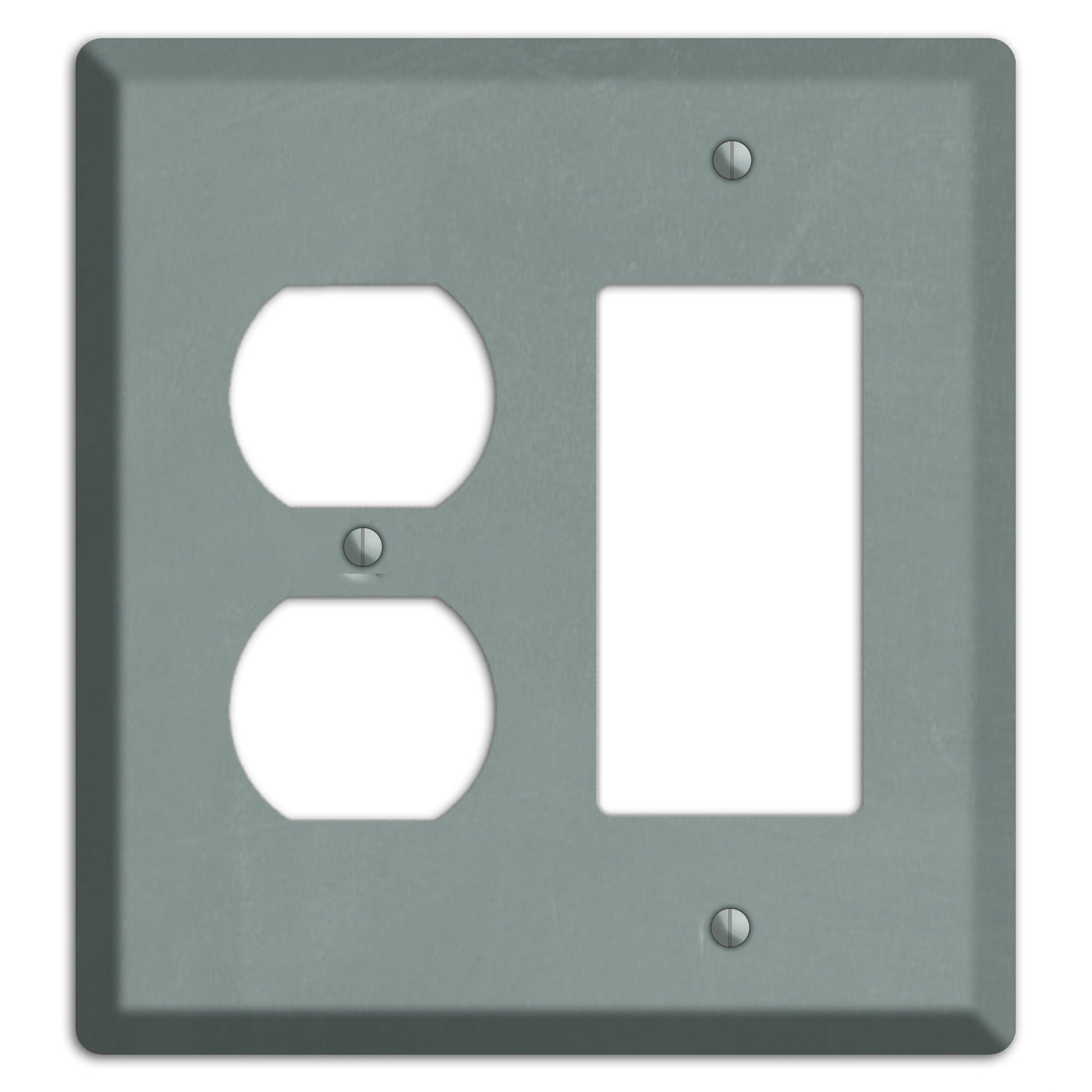 Chalk Faded Gree Duplex / Rocker Wallplate