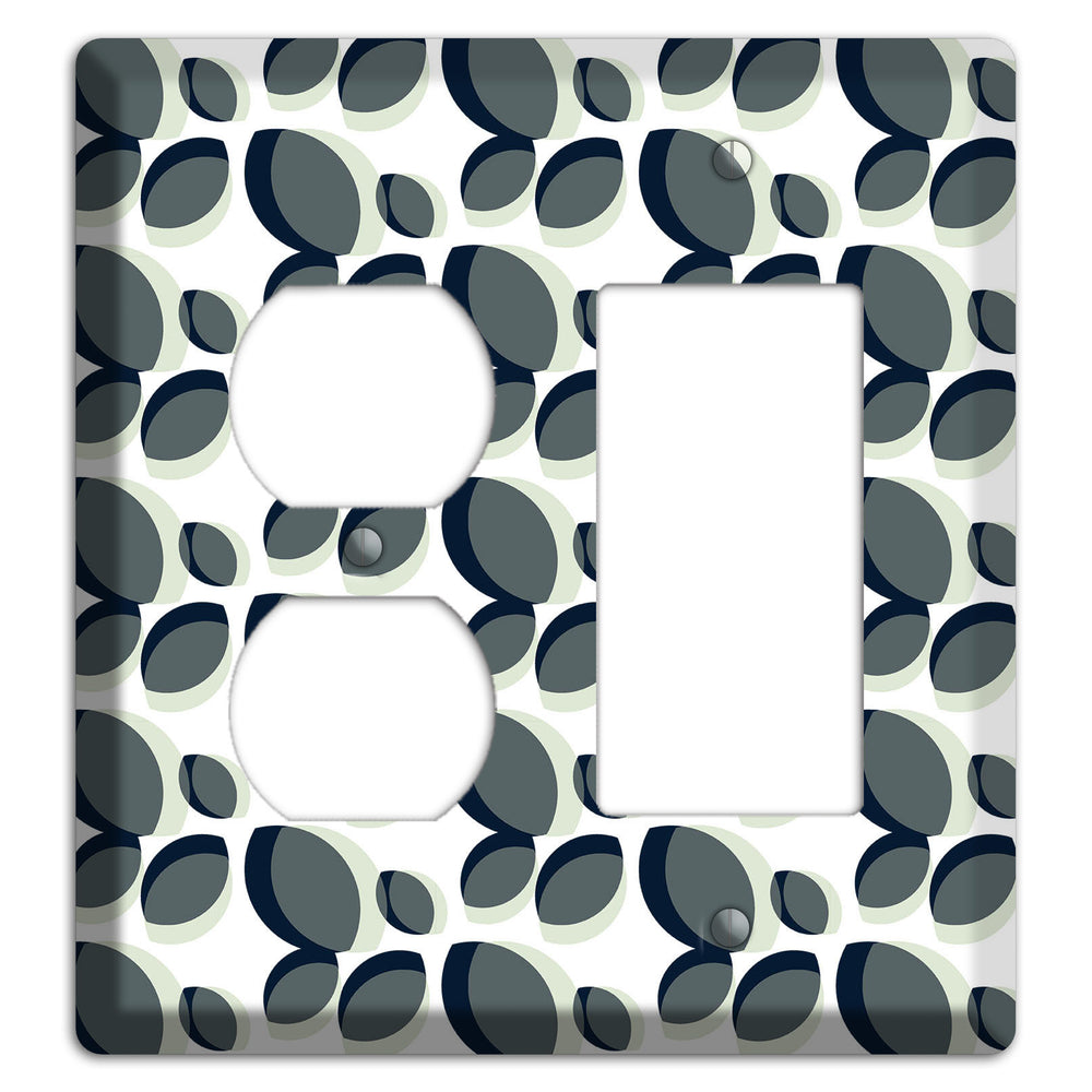 Leaves Style E Duplex / Rocker Wallplate