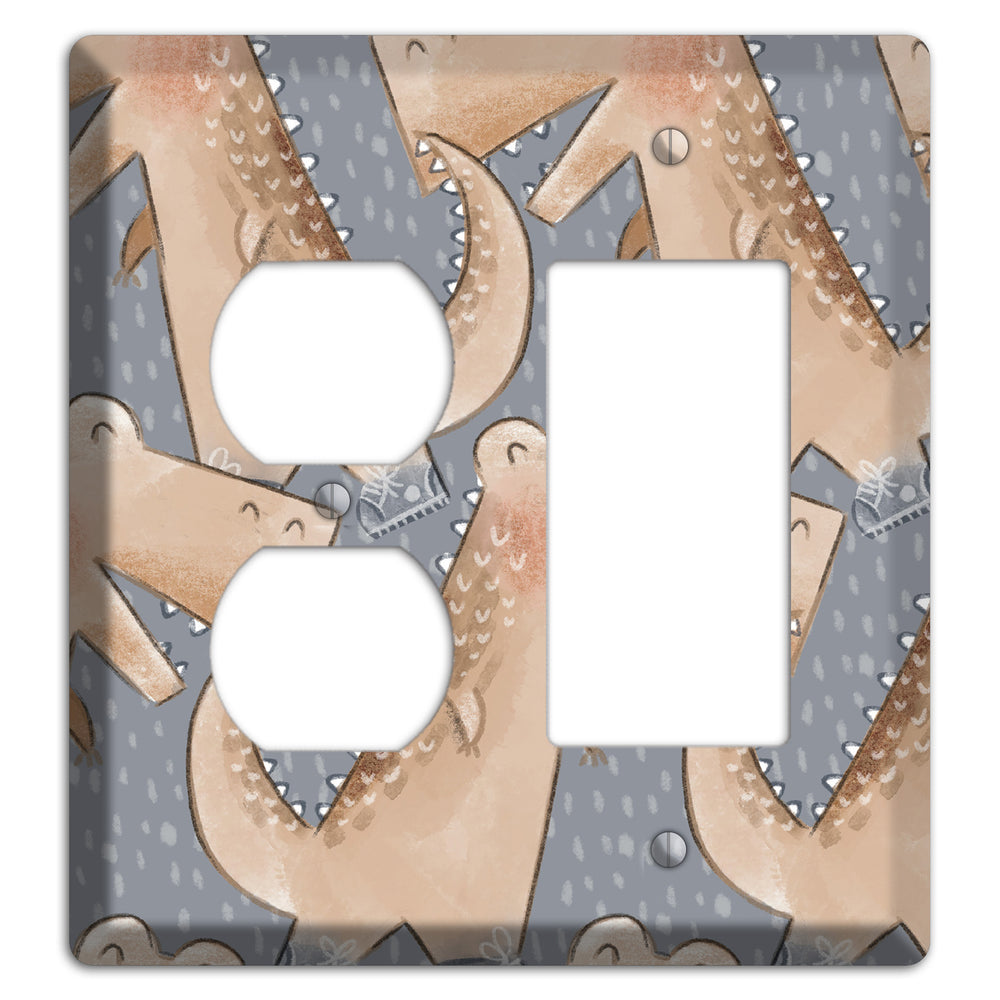 Alligator March Duplex / Rocker Wallplate