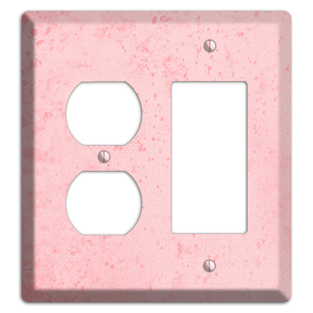 ShockingPpink Soft Coral Duplex / Rocker Wallplate
