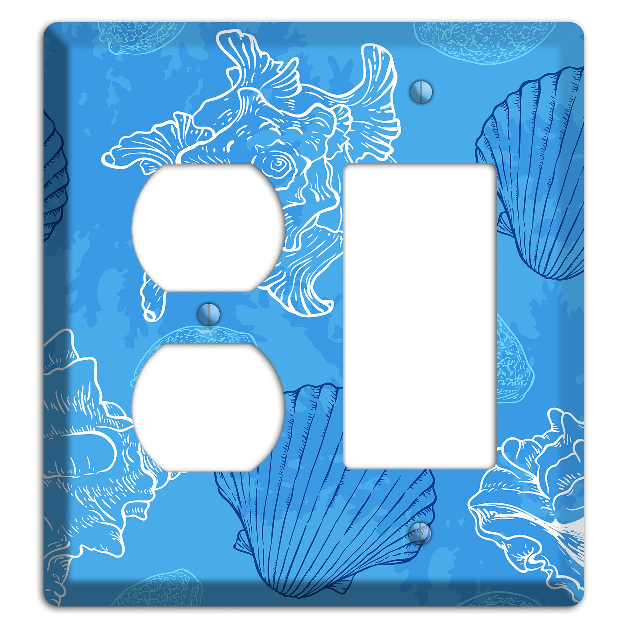 Shells 3 Duplex / Rocker Wallplate