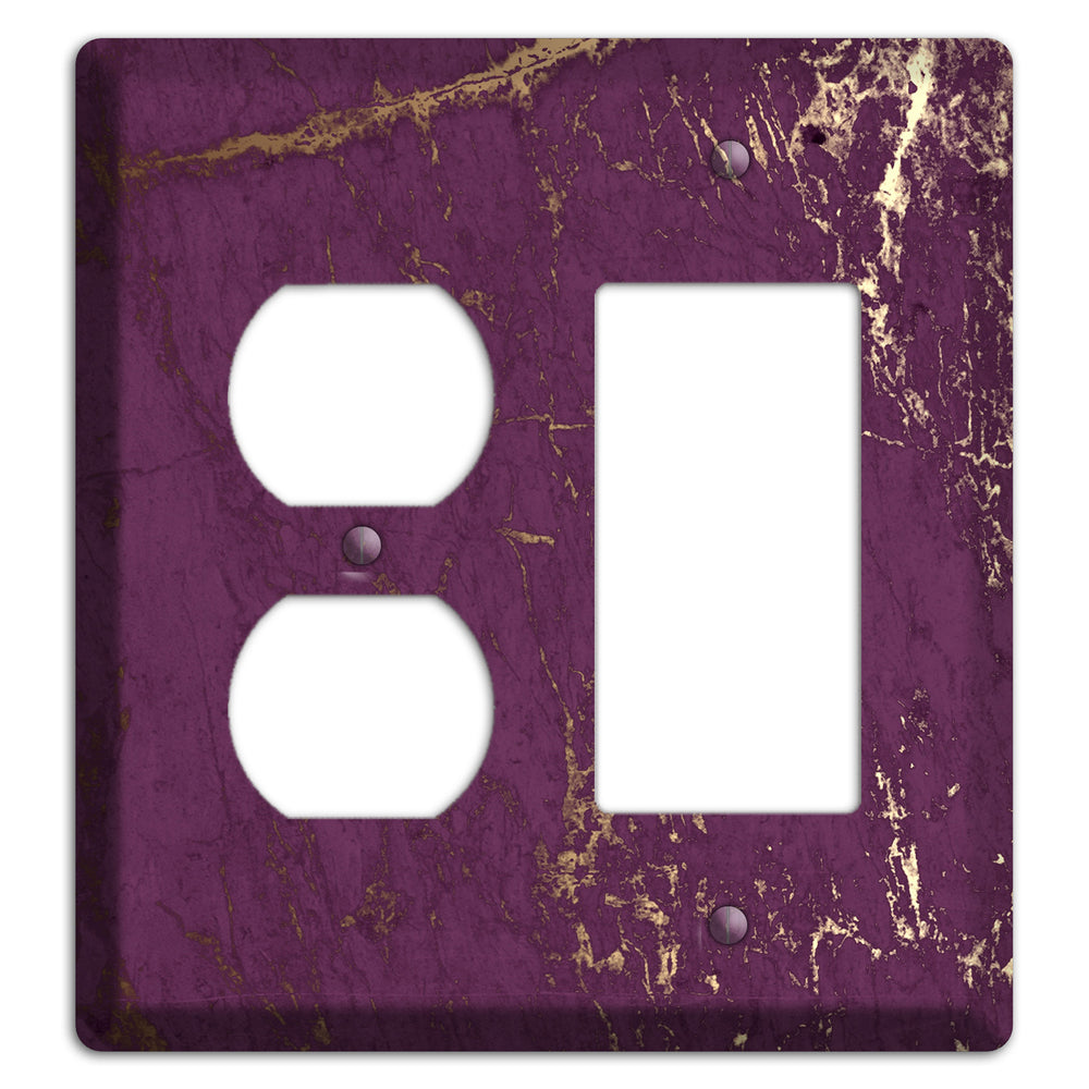 Finn Marble Duplex / Rocker Wallplate