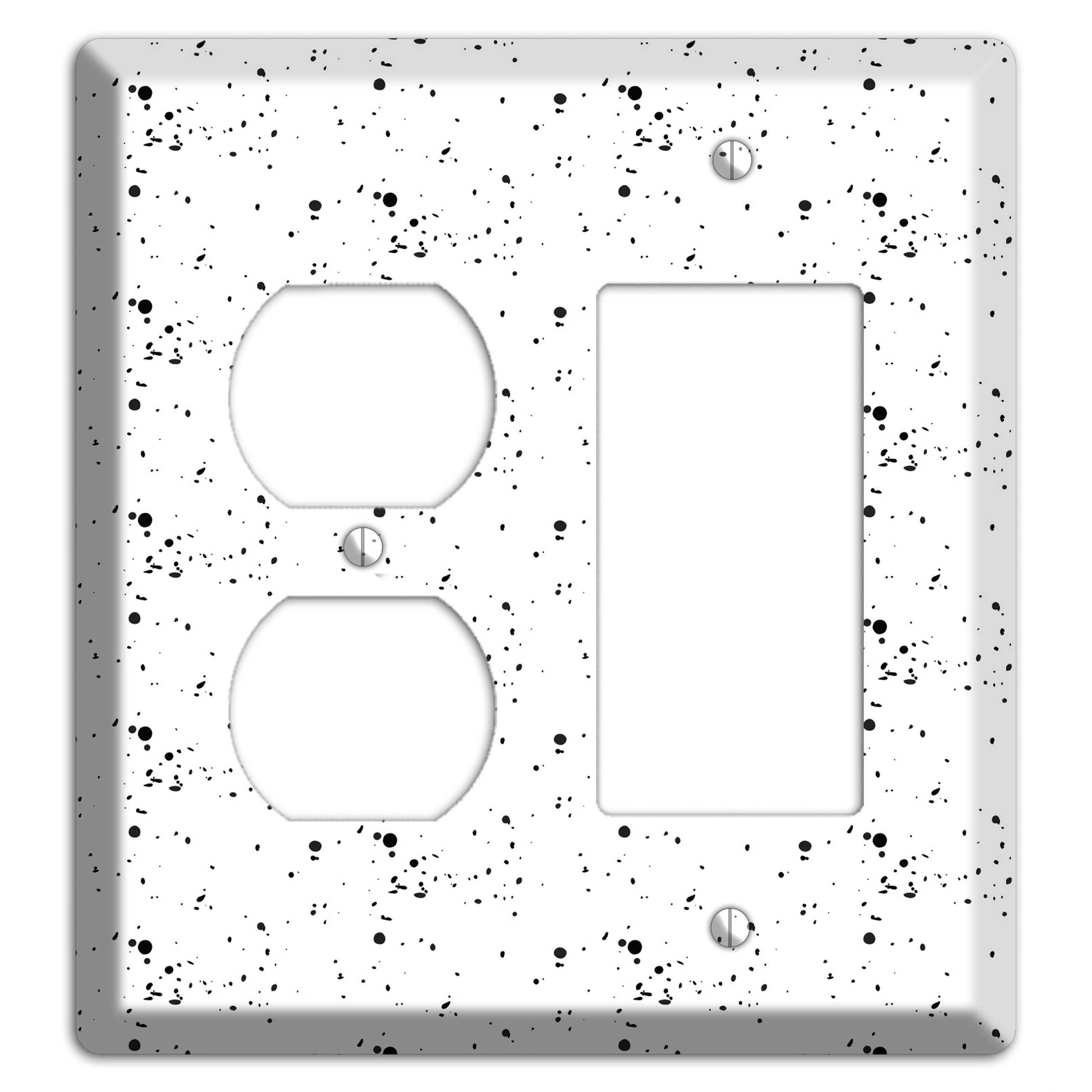 Ink Drops 8 Duplex / Rocker Wallplate