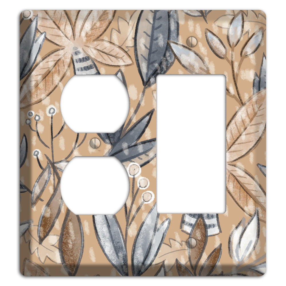 Autumn Leaves Duplex / Rocker Wallplate