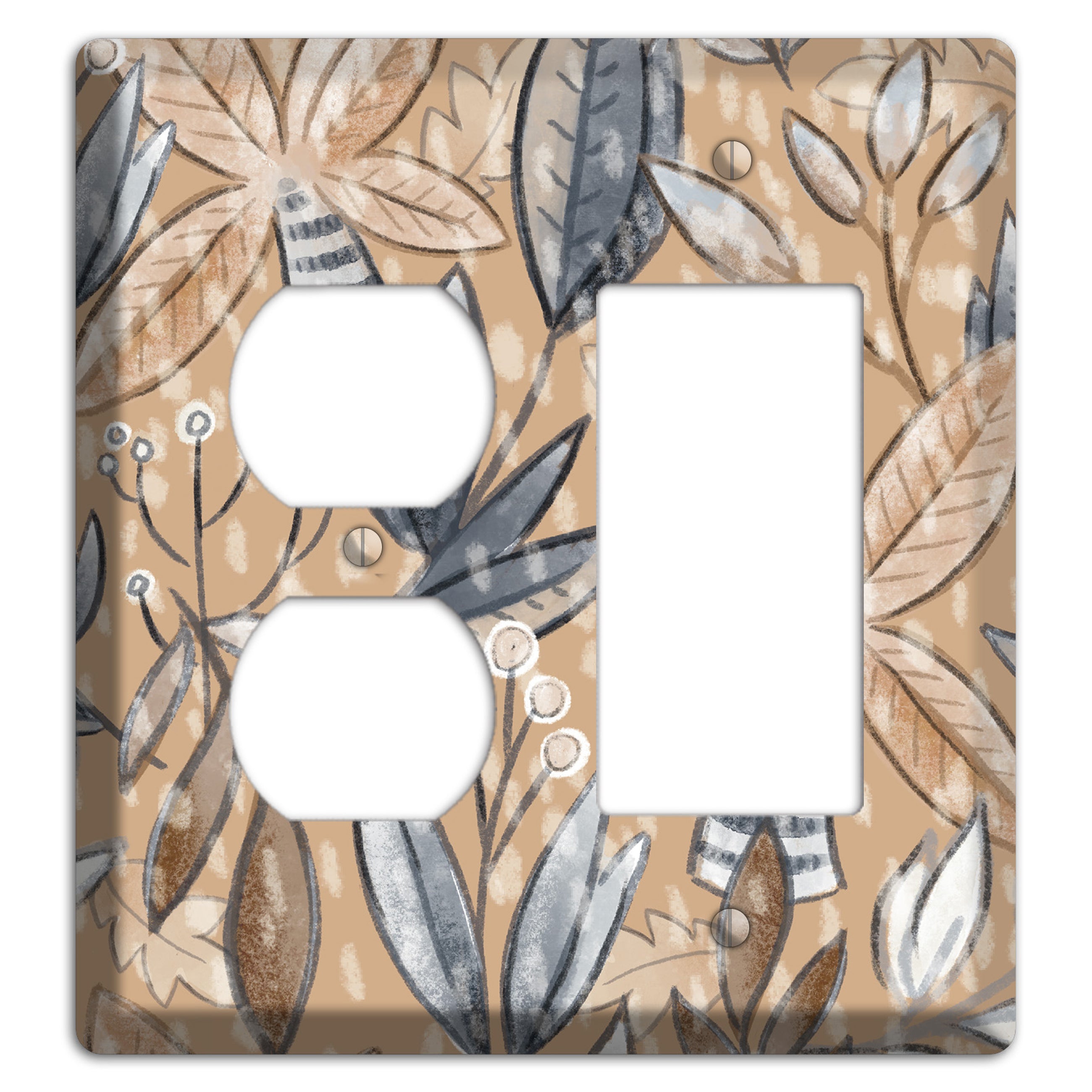 Autumn Leaves Duplex / Rocker Wallplate