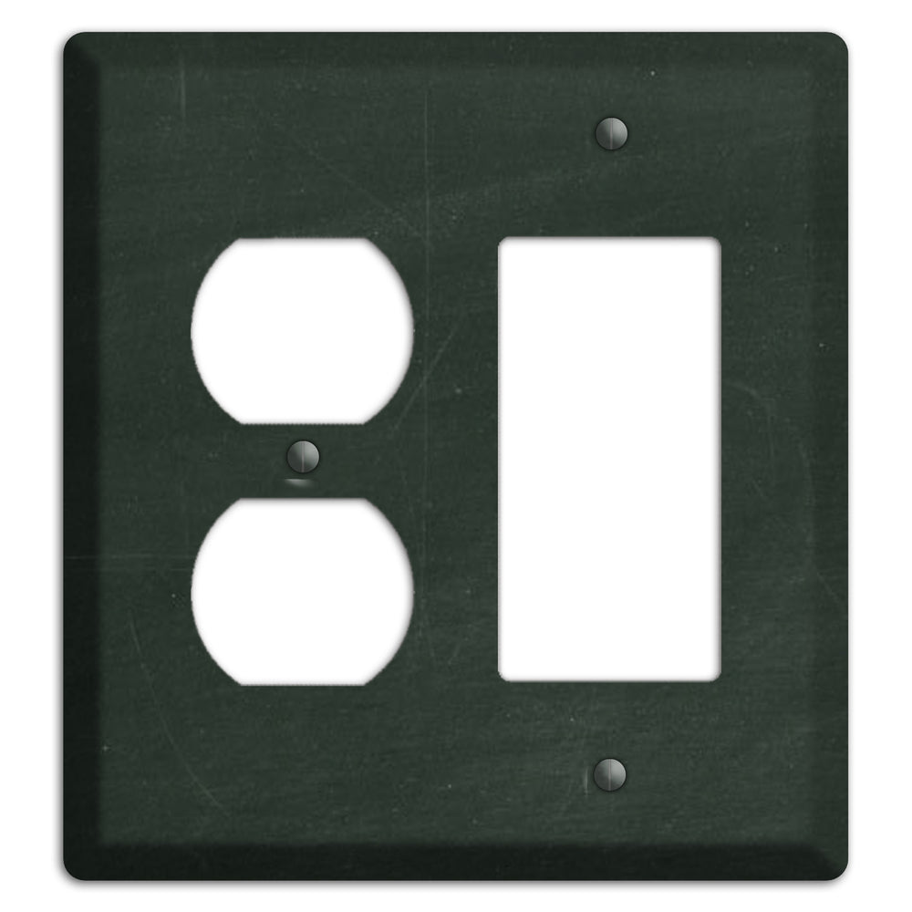 Chalk Black Duplex / Rocker Wallplate