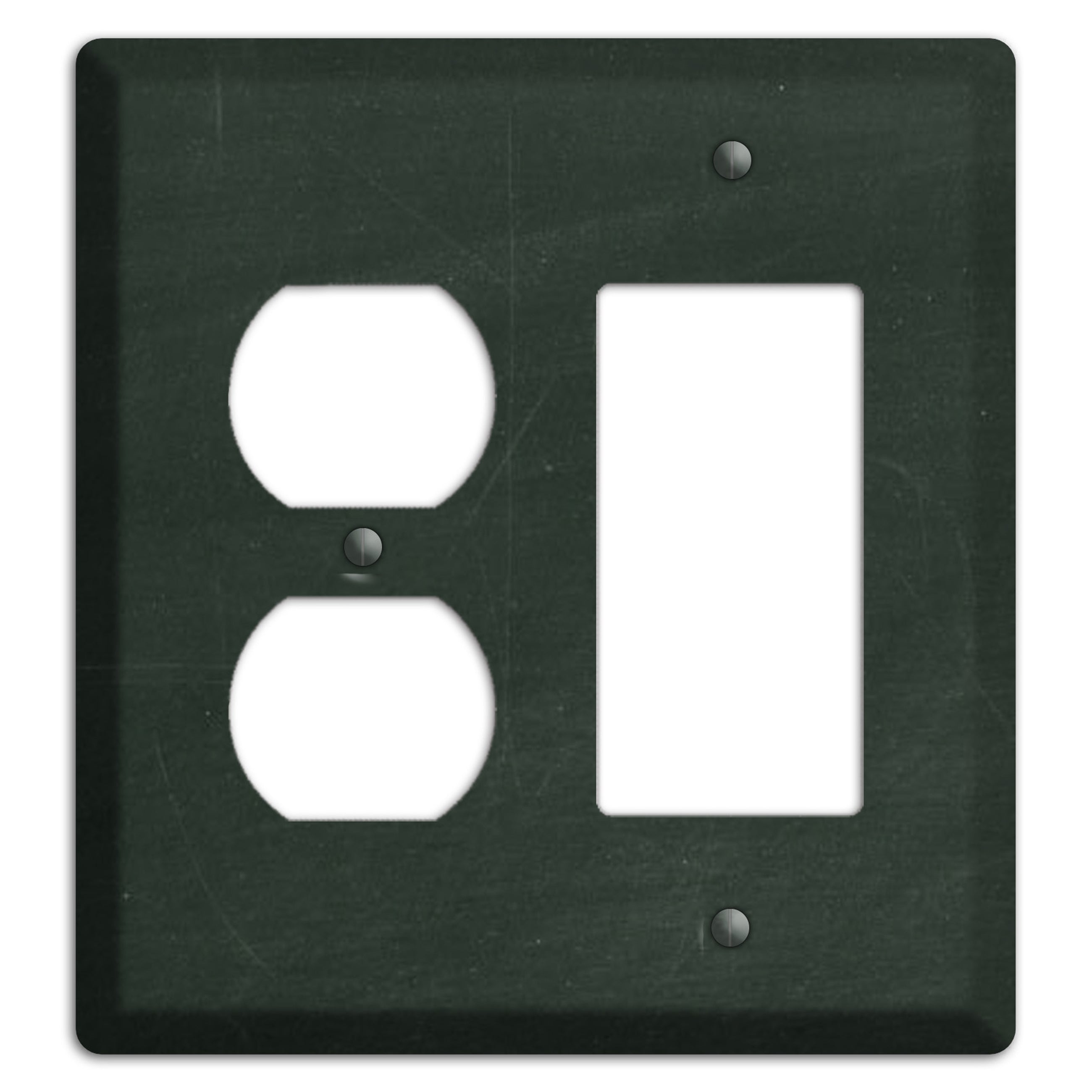 Chalk Black Duplex / Rocker Wallplate