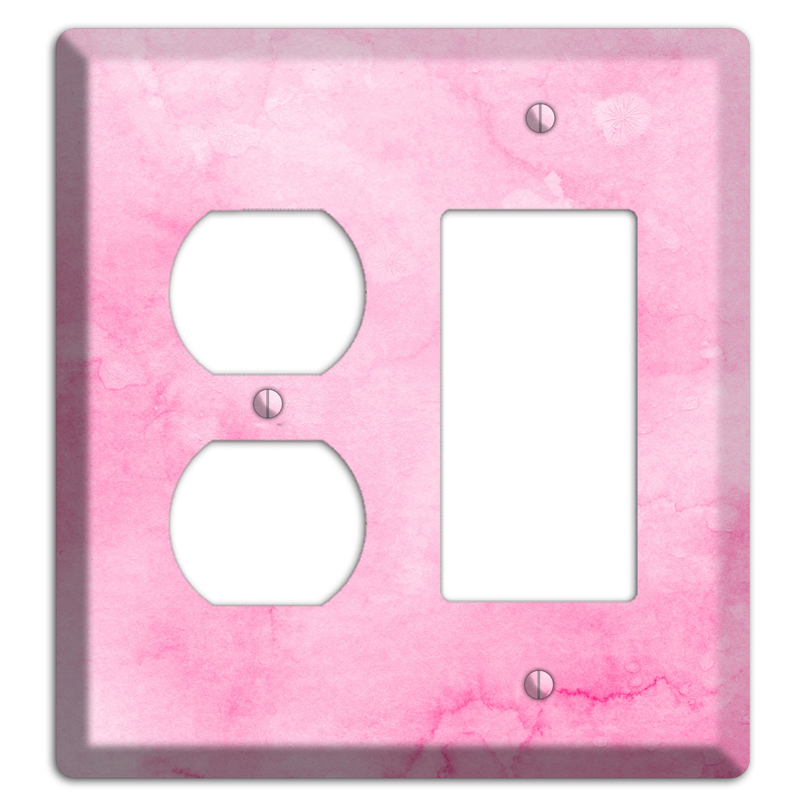 Cinderella Pink Texture Duplex / Rocker Wallplate
