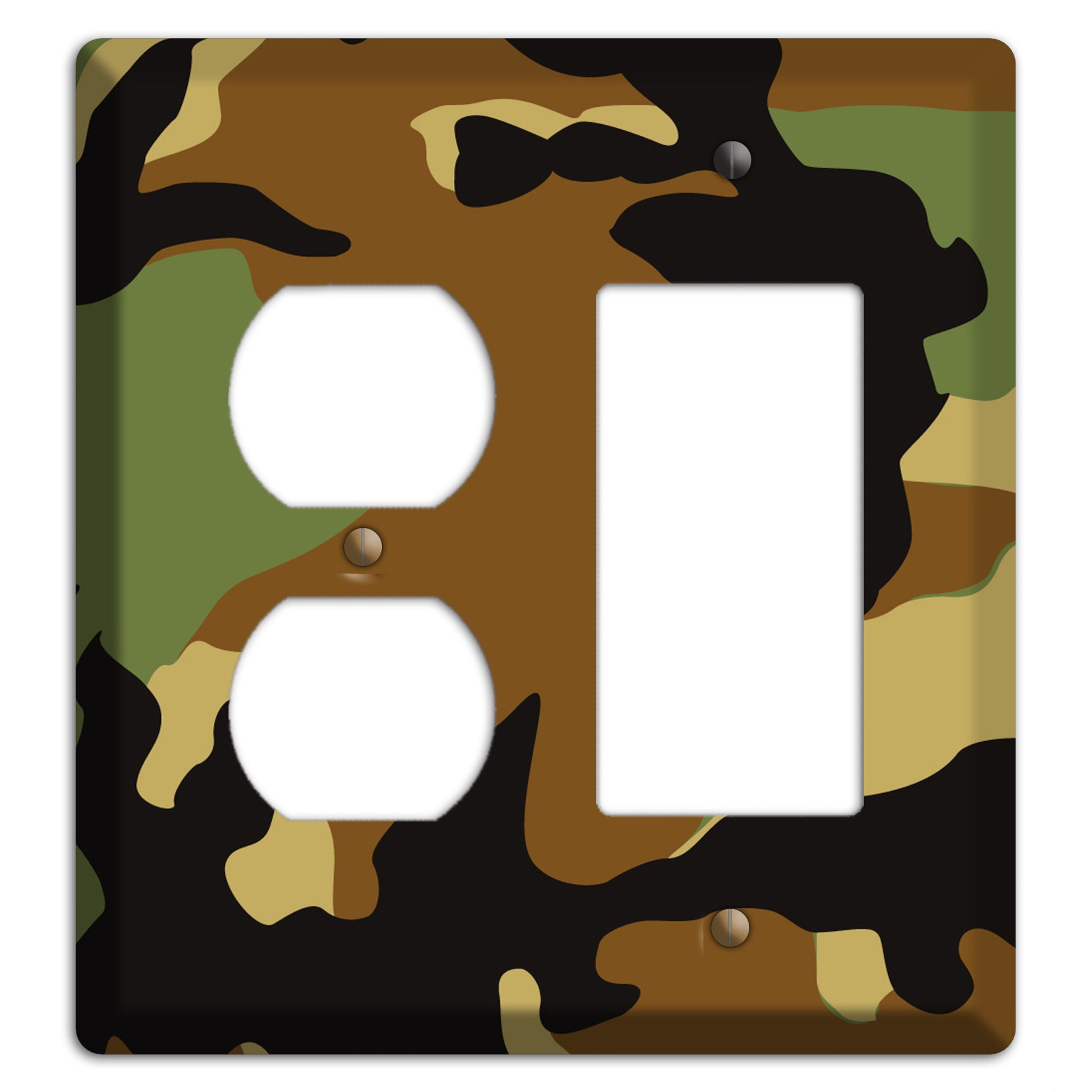 Camoflauge Duplex / Rocker Wallplate