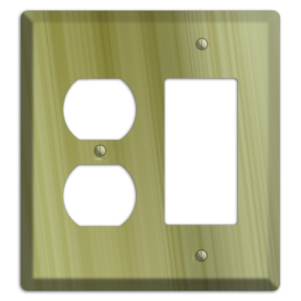Olive Ray of Light Duplex / Rocker Wallplate