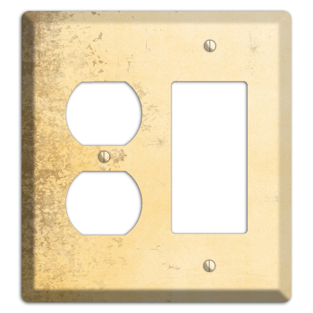 Astra Vintage Grunge Duplex / Rocker Wallplate