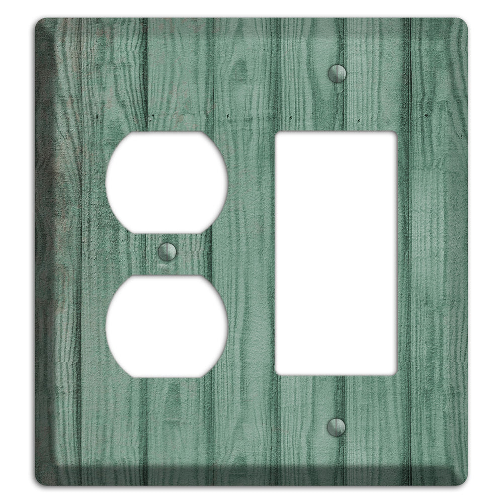 Laurel Weathered Wood Duplex / Rocker Wallplate