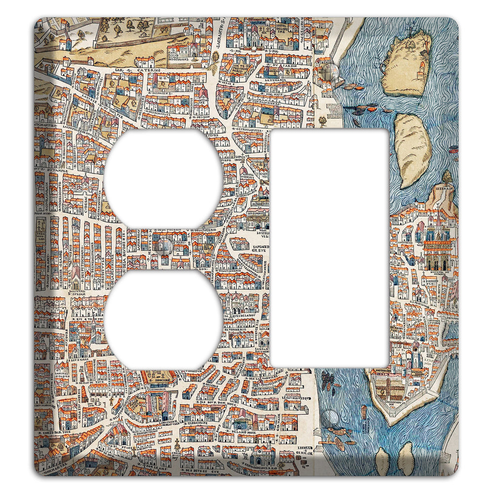 Aerial View Duplex / Rocker Wallplate