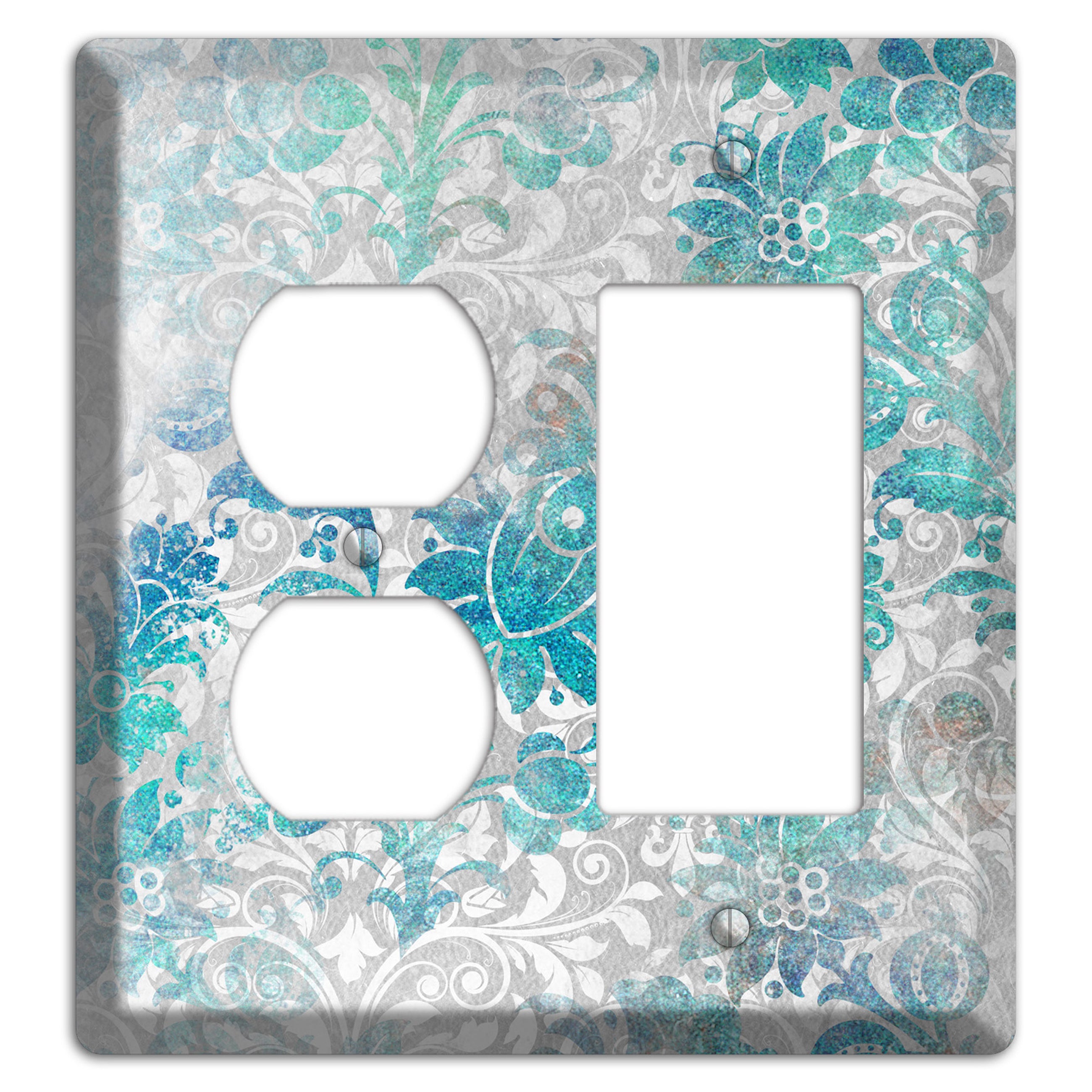 Gulf Stream Whimsical Damask Duplex / Rocker Wallplate