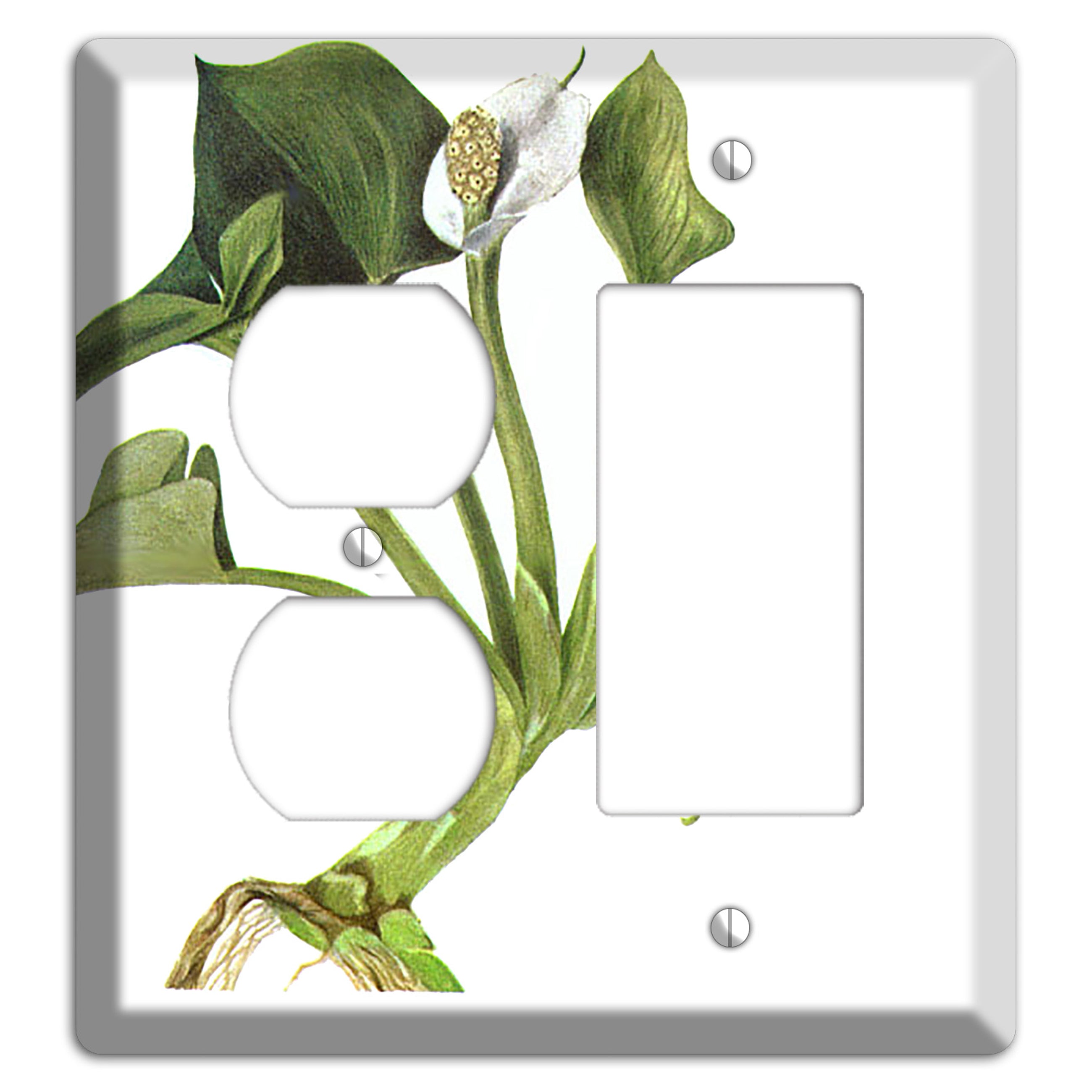 Calla Palustrie Duplex / Rocker Wallplate