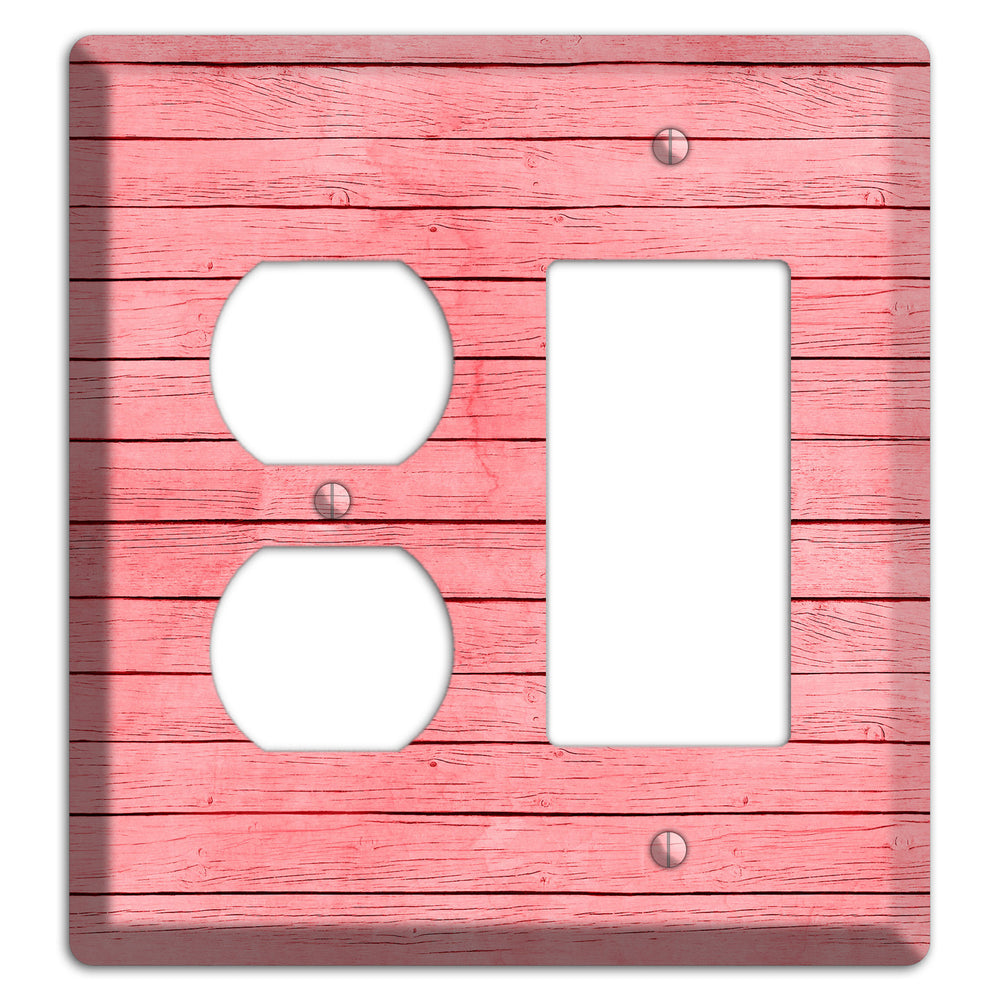 Sea Pink Soft Coral Duplex / Rocker Wallplate
