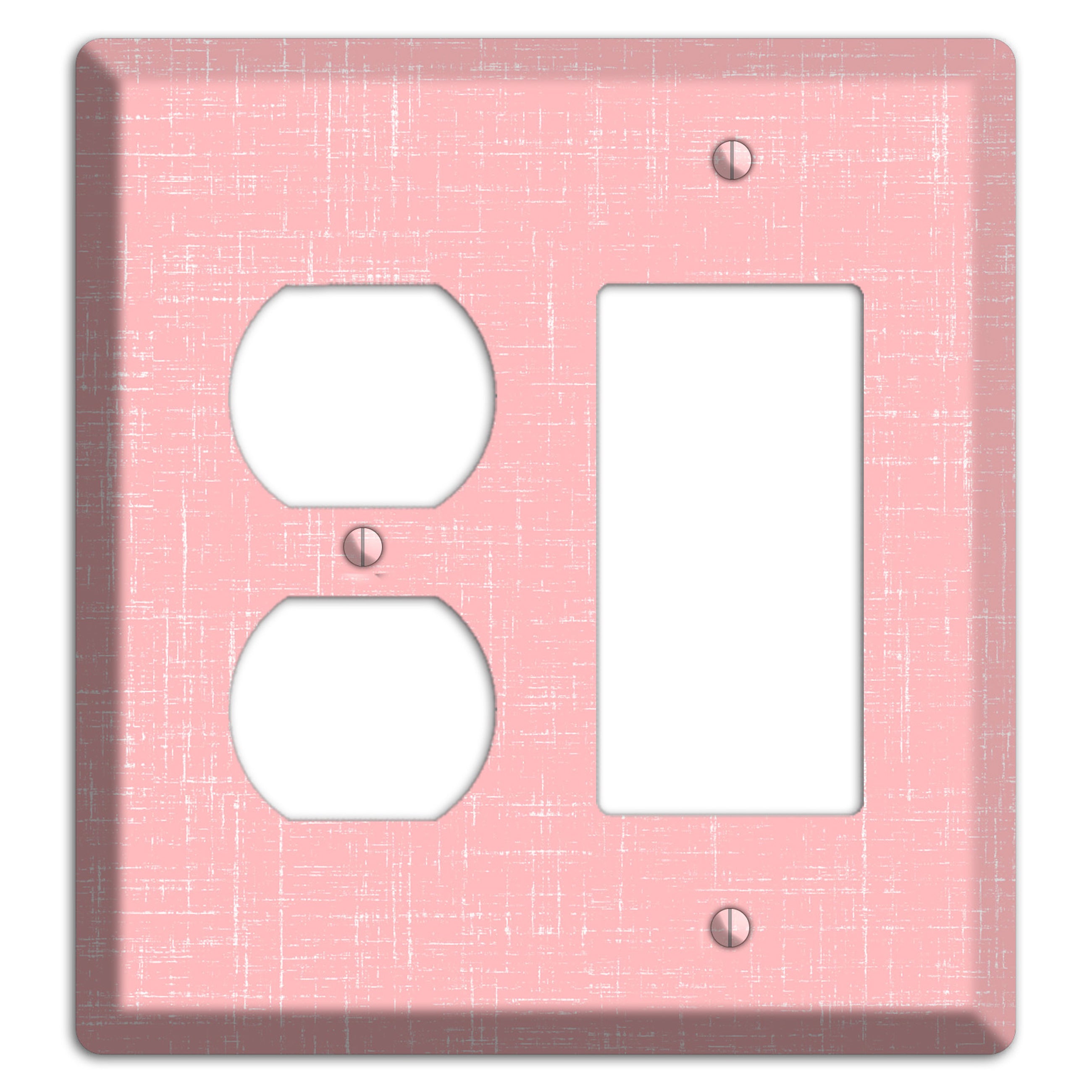 Amber Soft Coral Duplex / Rocker Wallplate