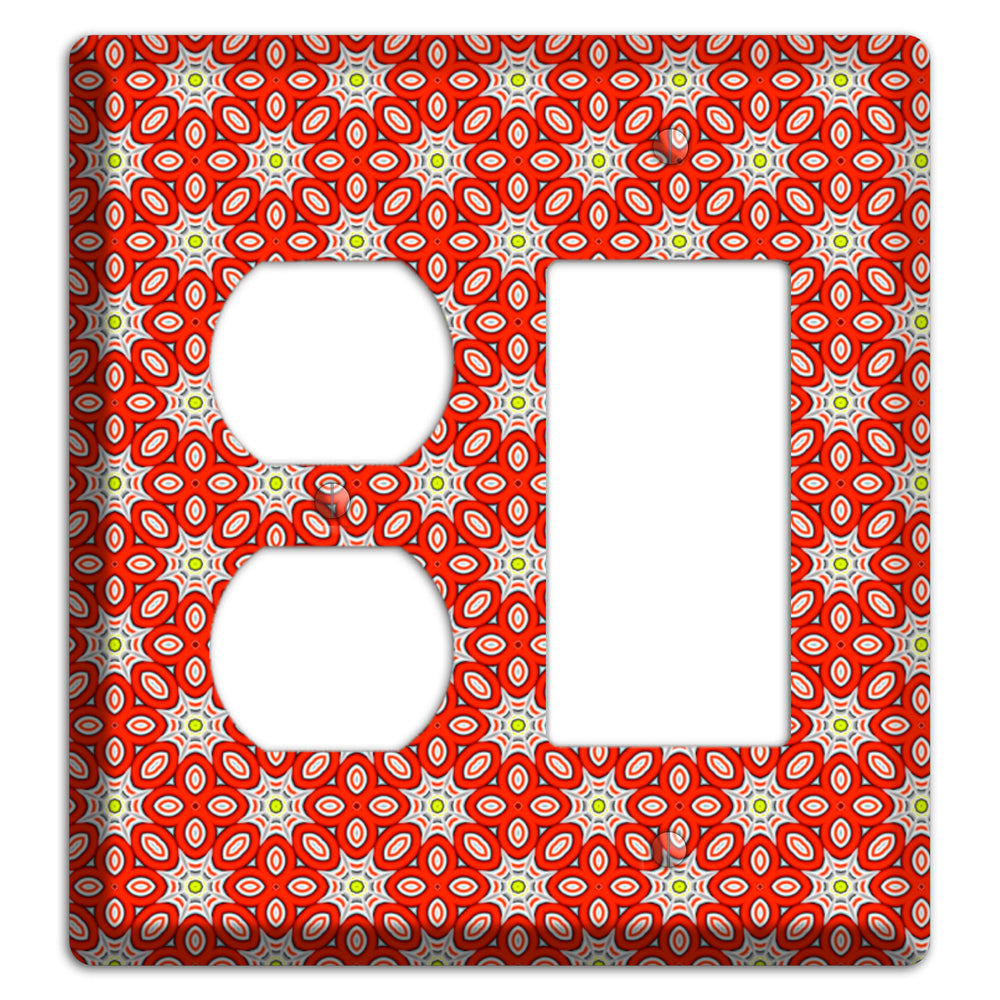 Red Foulard 2 Duplex / Rocker Wallplate