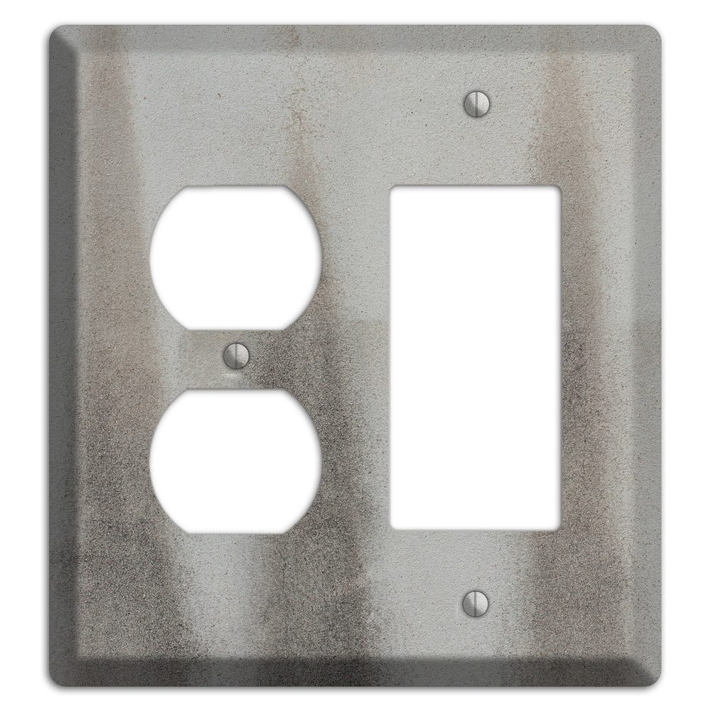 Old Concrete 17 Duplex / Rocker Wallplate