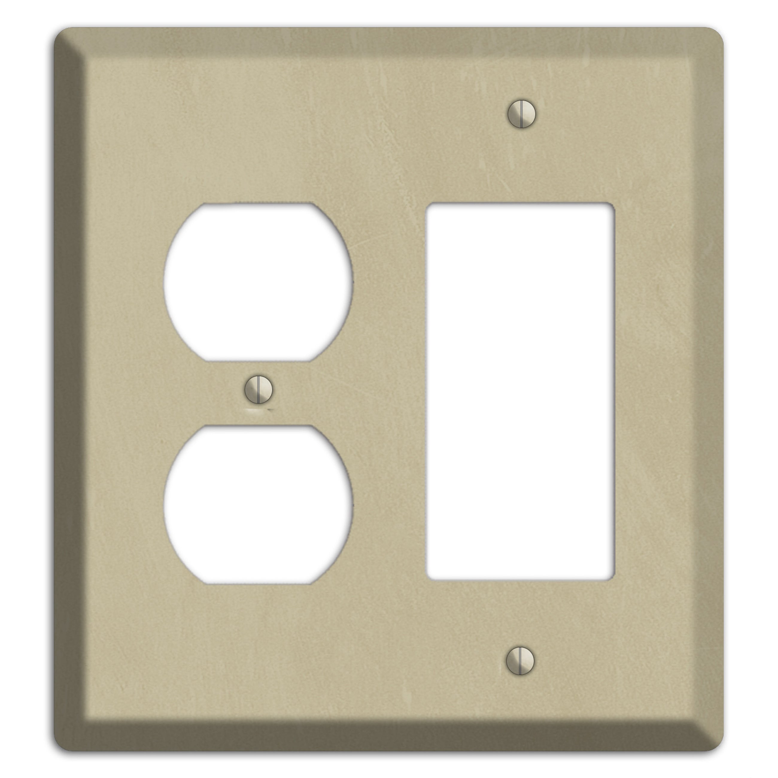 Chalk Beige Duplex / Rocker Wallplate